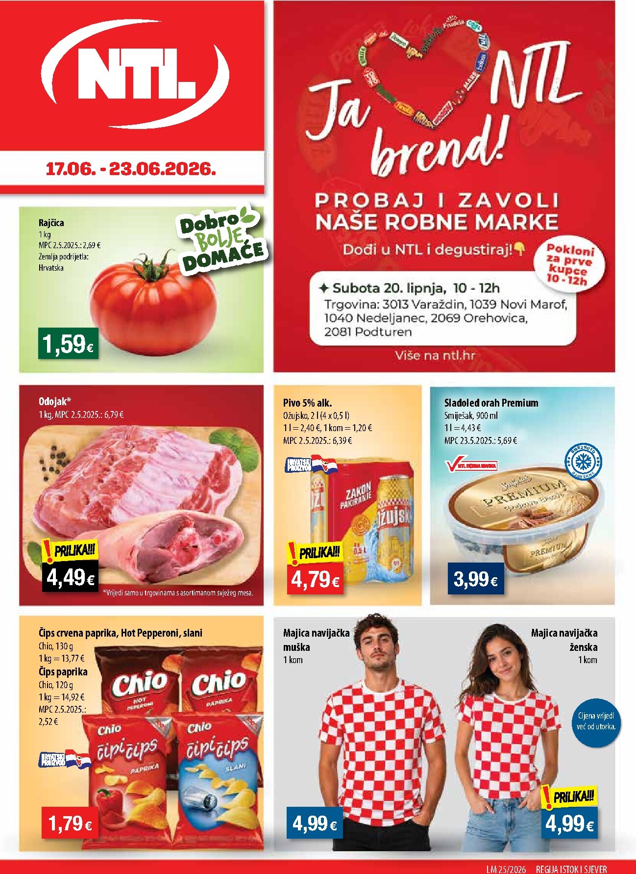 Aktualni katalog NTL - Sjever i Istok od srijede, 17.06.2026 do utorka, 23.06.2026