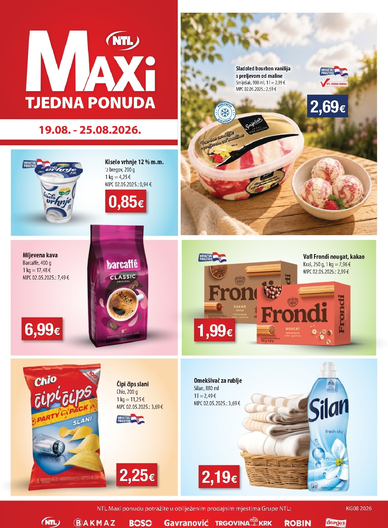 Aktualni katalog NTL - Maxi tjedna ponuda od srijede, 19.08.2026 do utorka, 25.08.2026