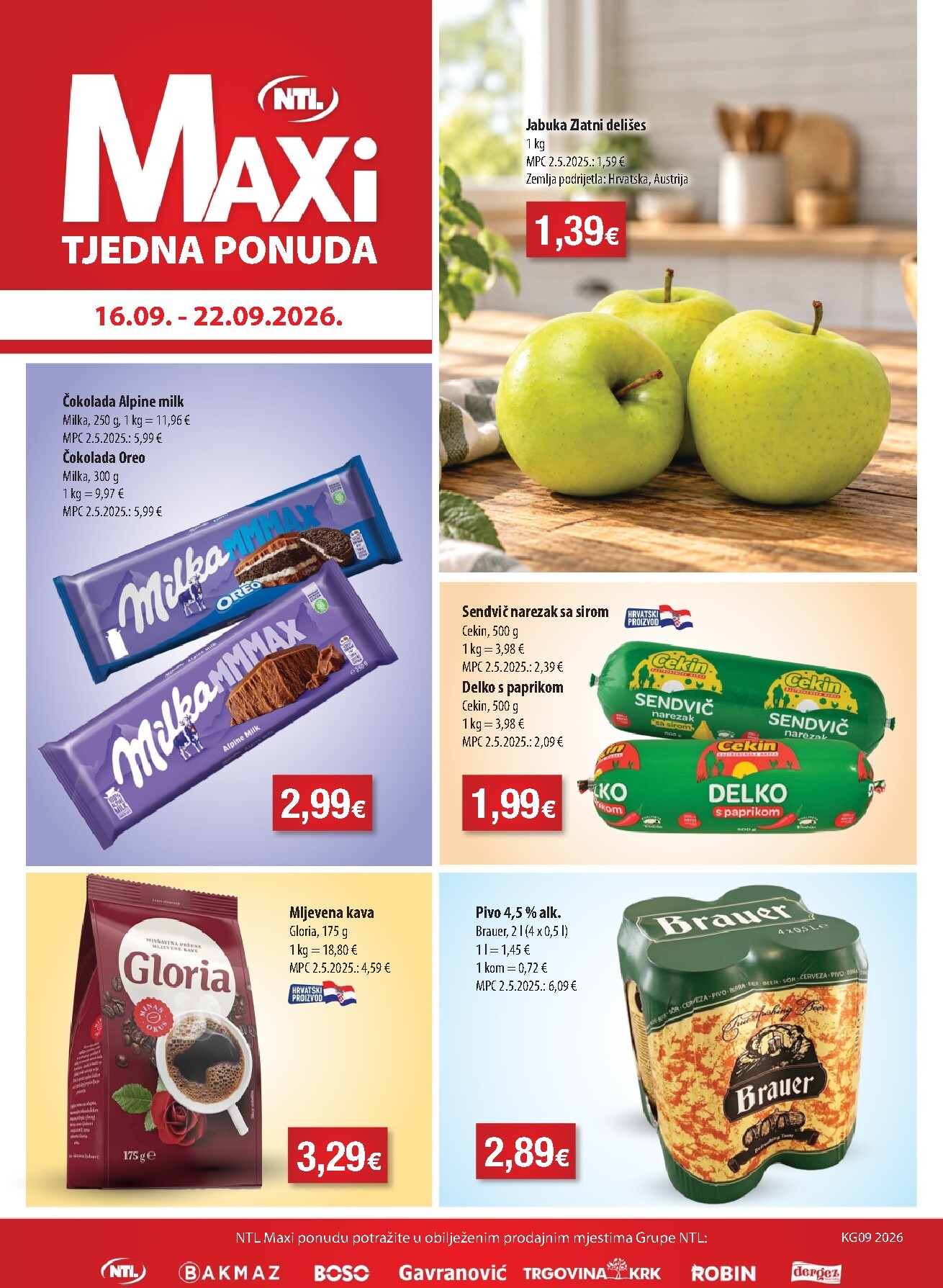 Aktualni katalog NTL od srijede, 16.09.2026 do utorka, 22.09.2026