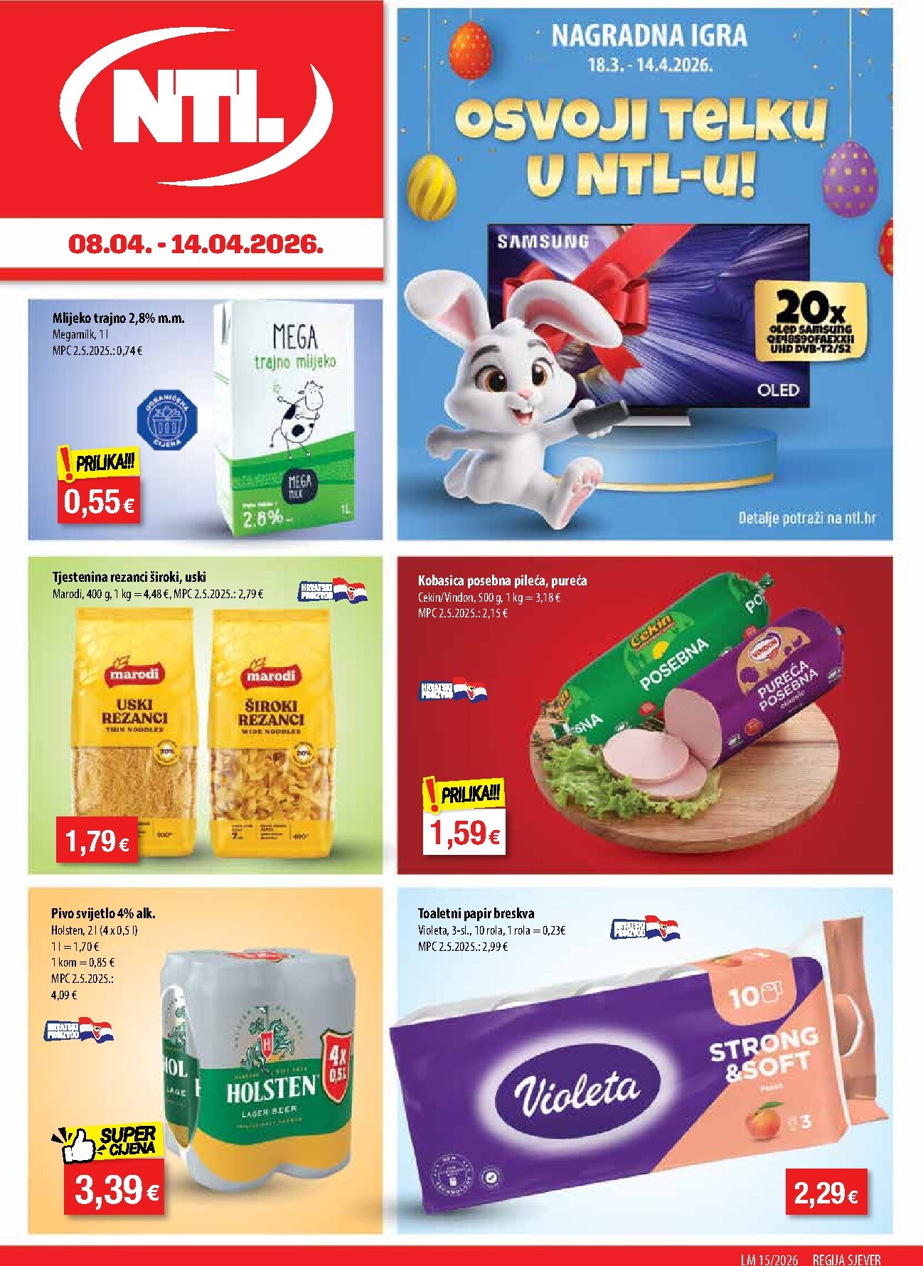 Aktualni NTL - Sjever katalog vrijedi od srijede 08.04.2026 do utorka 14.04.2026