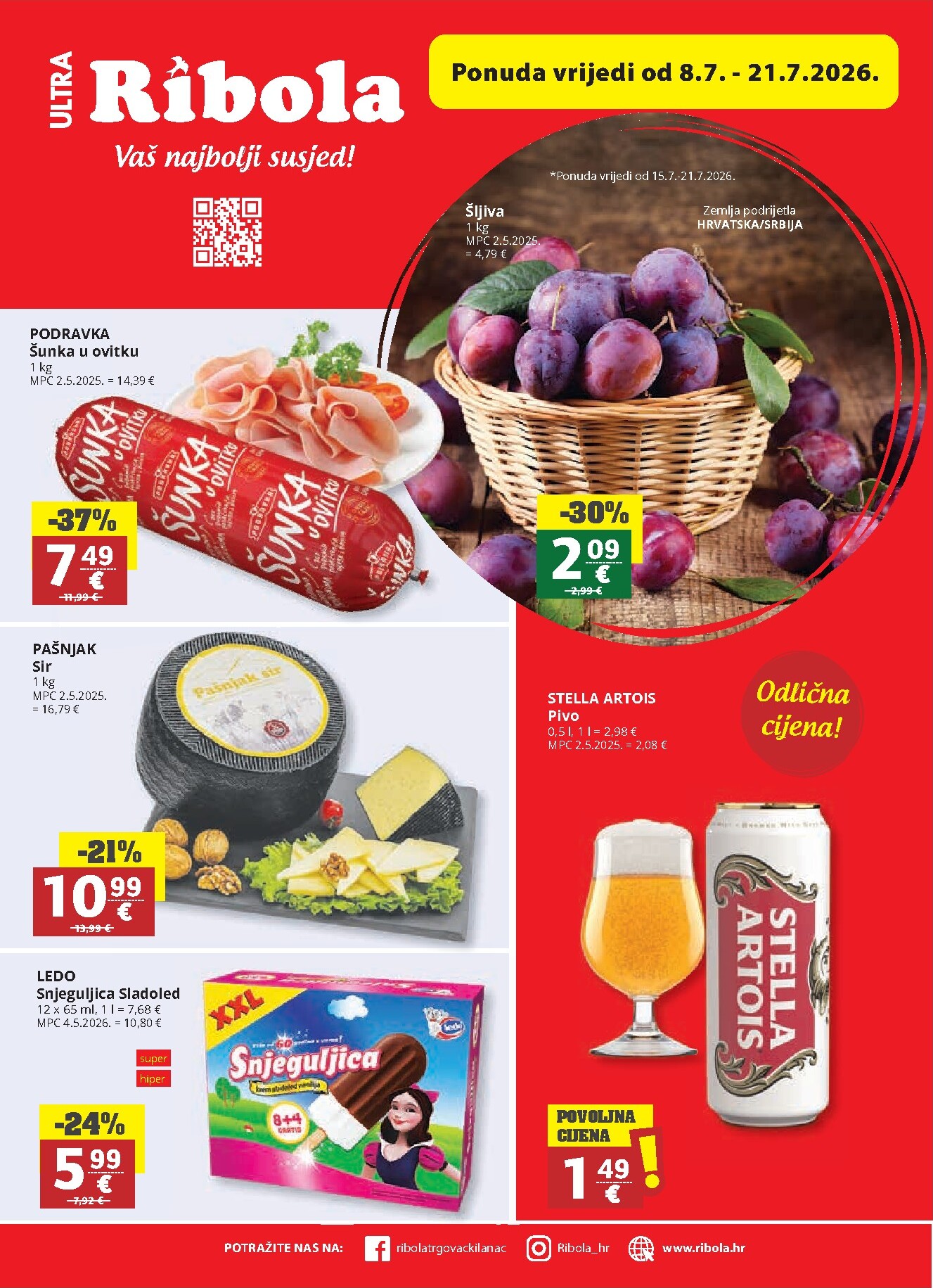 Aktualni katalog Ribola - Posebna ponuda od srijede, 08.07.2026 do utorka, 21.07.2026