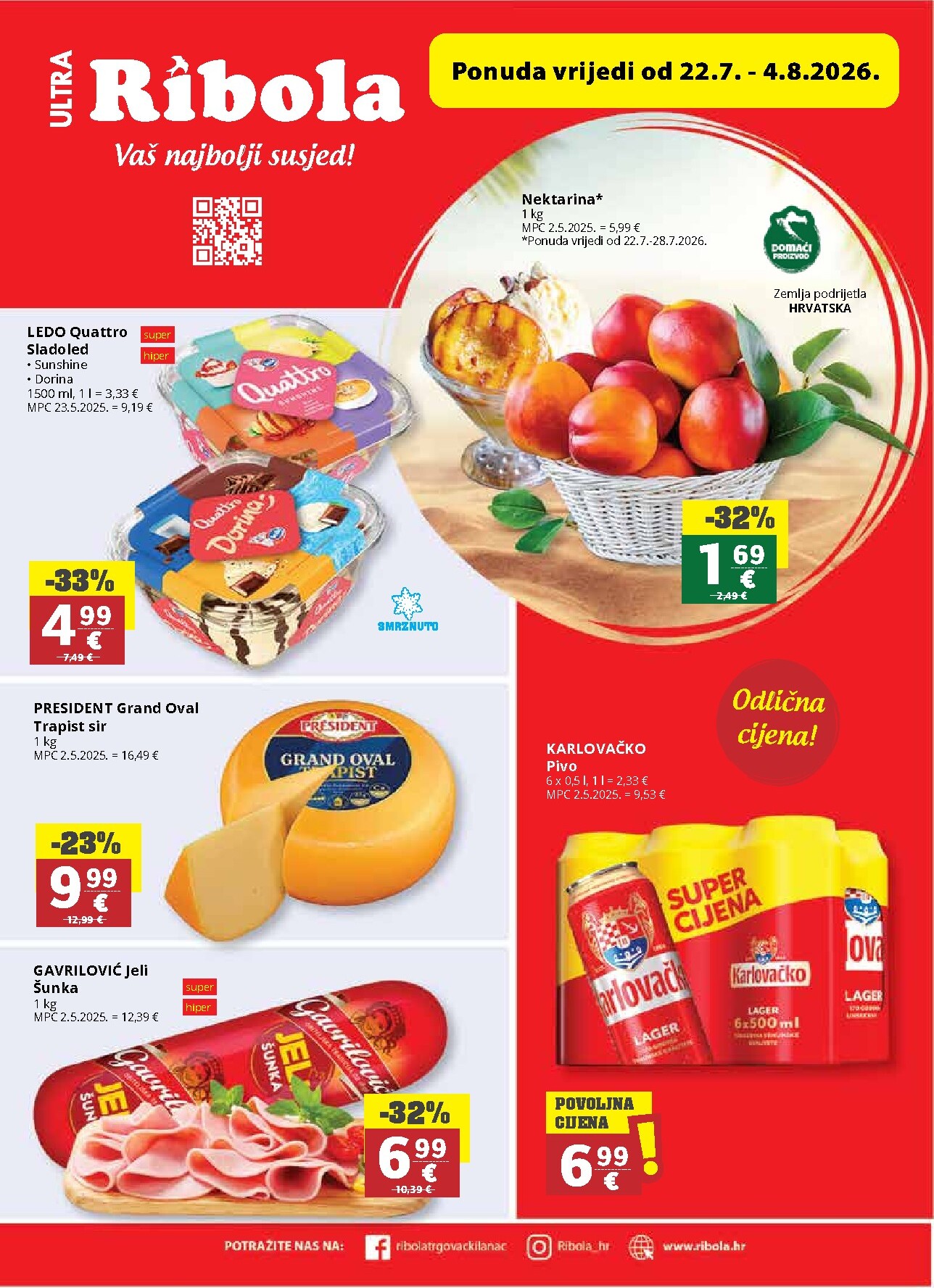 Novi Ribola katalog od srijede, 22.07.2026 do utorka, 04.08.2026