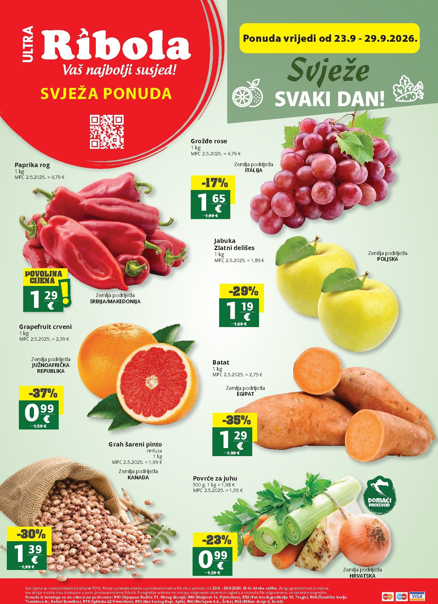 Aktualni katalog Ribola - Super ponuda od srijede, 23.09.2026 do utorka, 29.09.2026