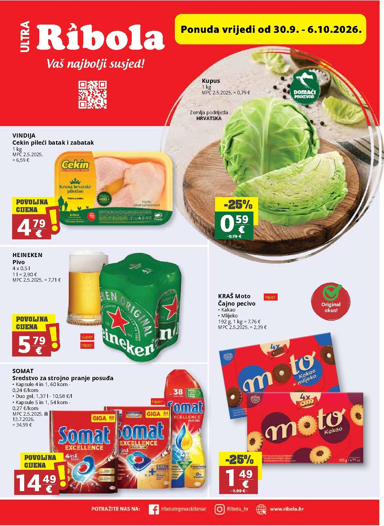 Novi Ribola katalog od srijede, 30.09.2026 do utorka, 06.10.2026