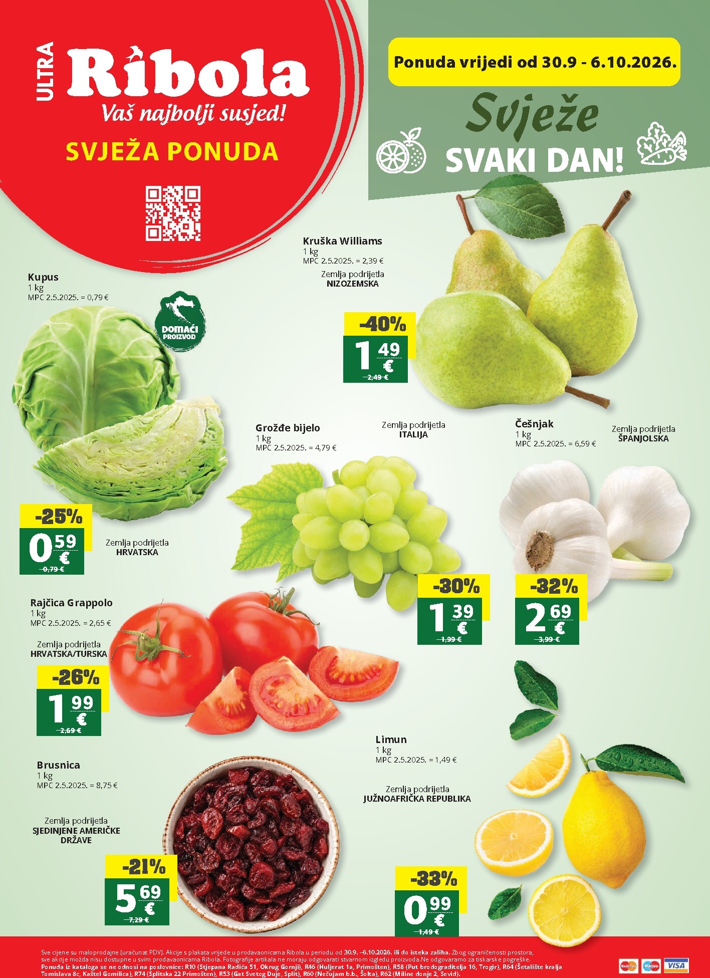 Aktualni katalog Ribola - Super ponuda od srijede, 30.09.2026 do utorka, 06.10.2026