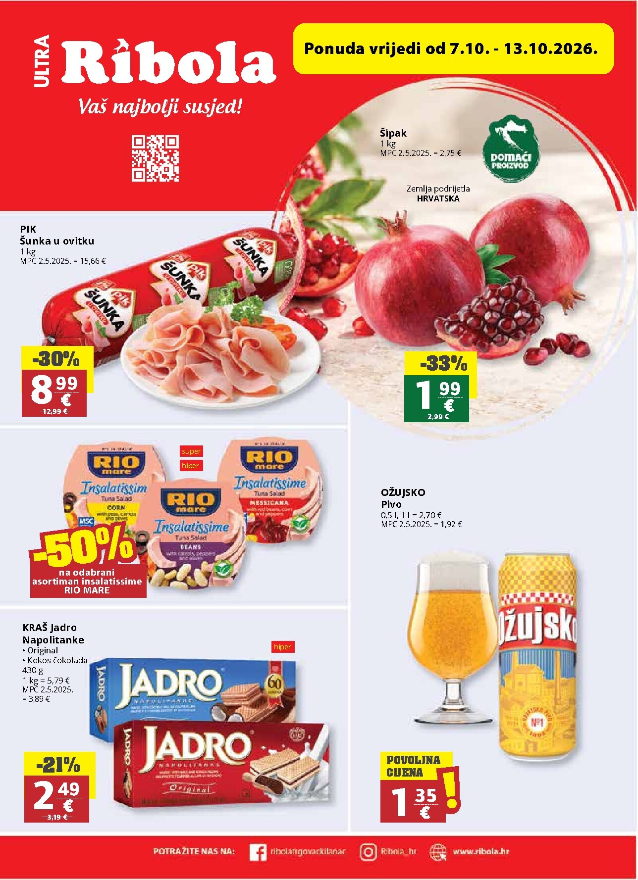 Novi Ribola katalog od srijede, 07.10.2026 do utorka, 13.10.2026