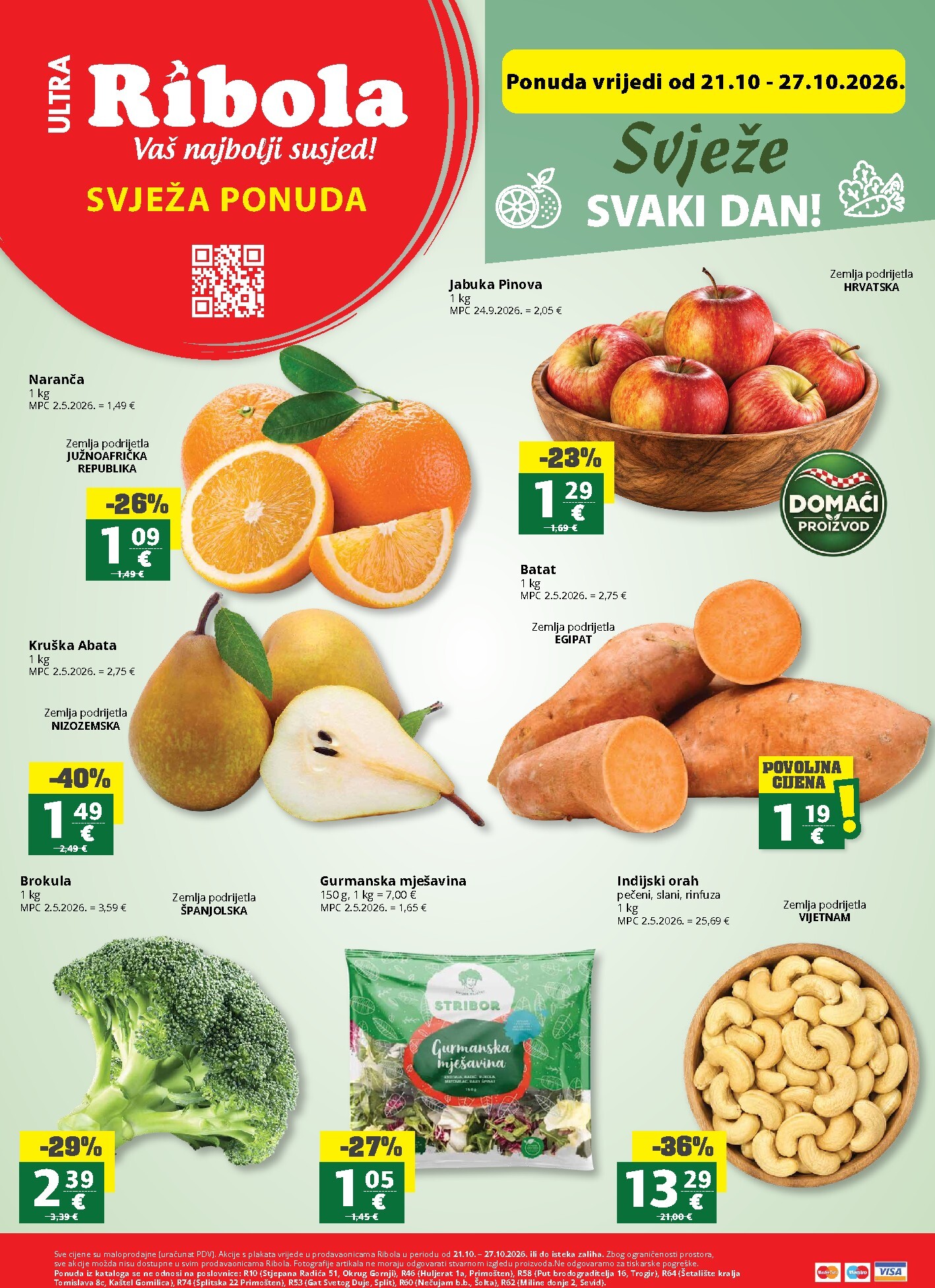 Aktualni katalog Ribola - Super Ponuda od srijede, 21.10.2026 do utorka, 27.10.2026