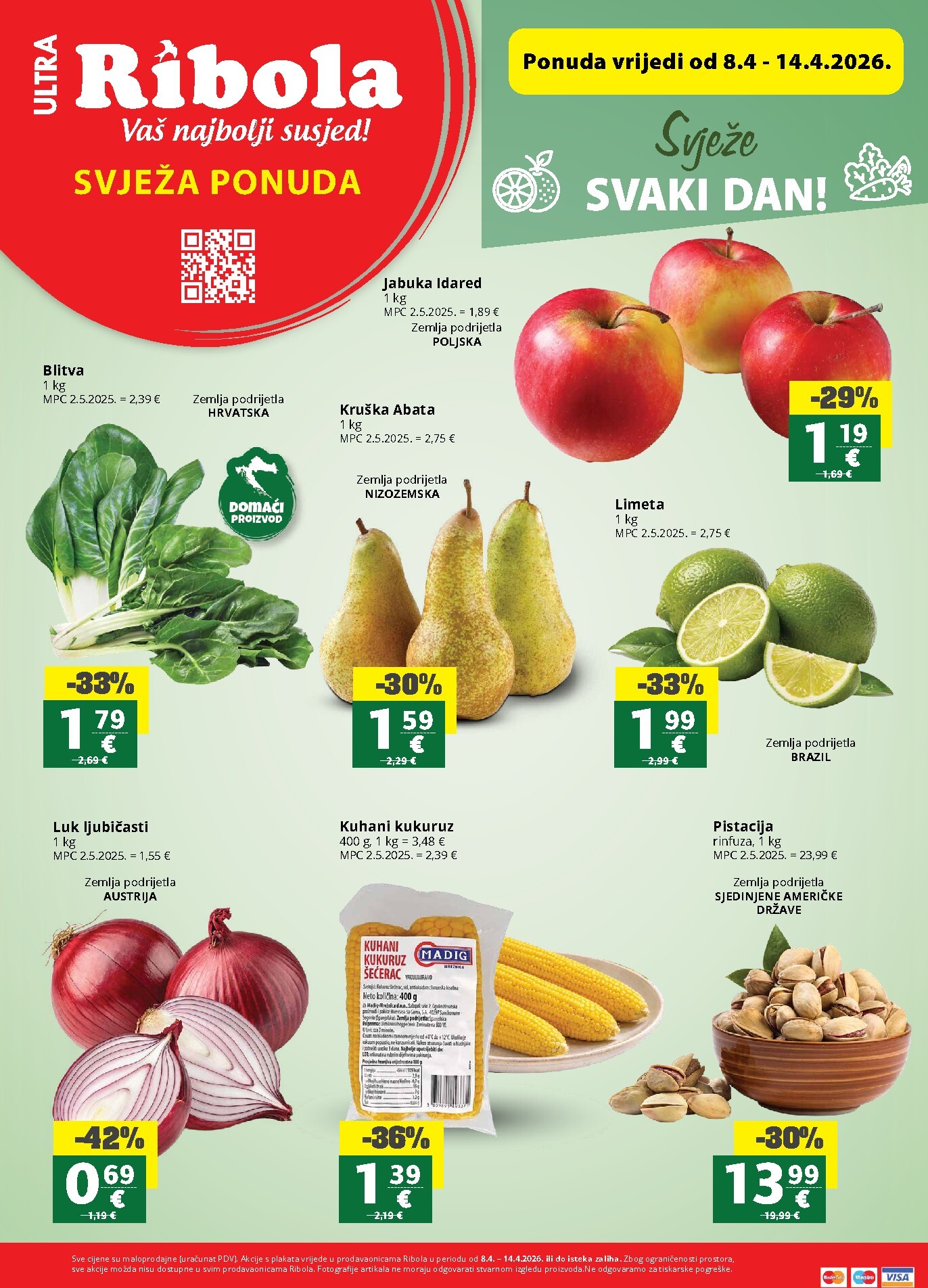 Aktualni Ribola - Super ponuda katalog vrijedi od srijede 08.04.2026 do utorka 14.04.2026