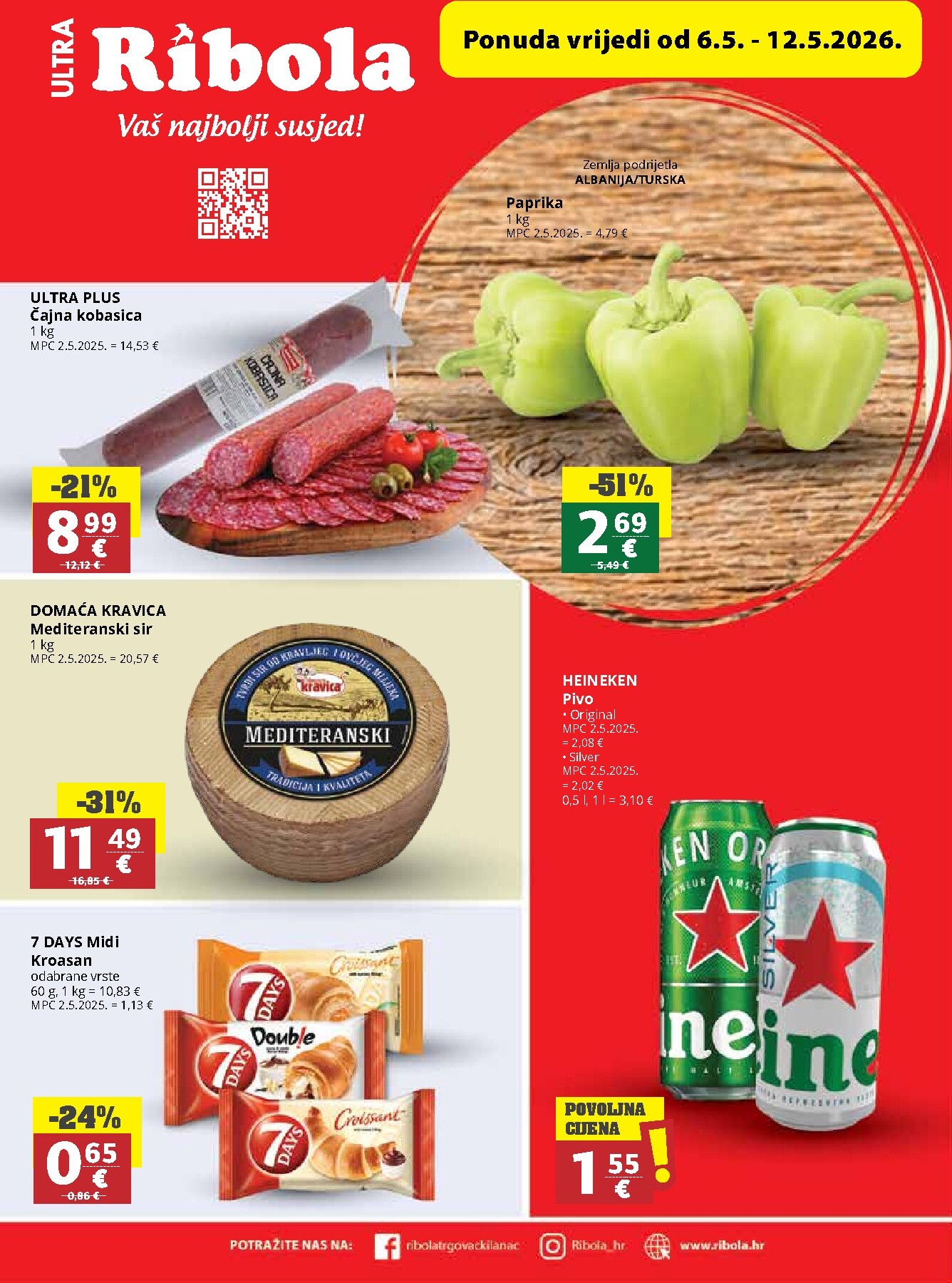 Budući Ribola letak vrijedi od srijede 06.05.2026 do utorka 12.05.2026
