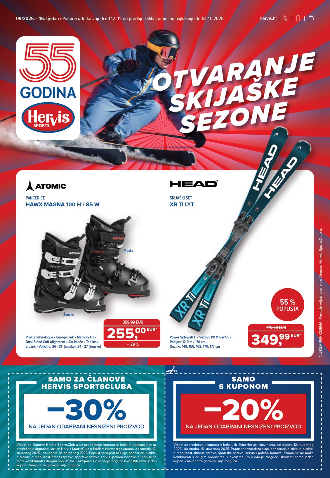 Prelistajte katalog Hervis, vrijedi od 12.11. do 18.11.