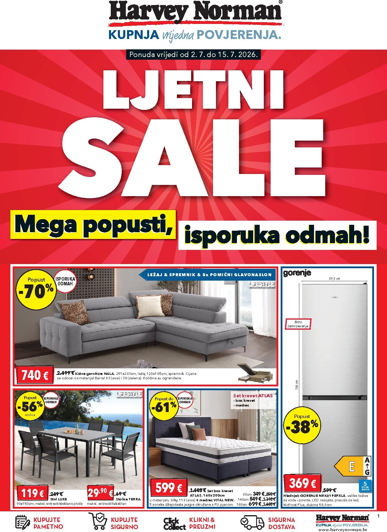 Aktualni katalog Harvey Norman od četvrtka, 02.07.2026 do srijede, 15.07.2026