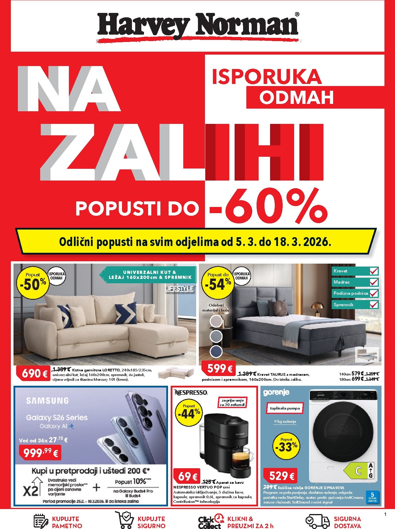 Prelistajte katalog Harvey Norman, vrijedi od 05.03.2026 do 18.03.2026