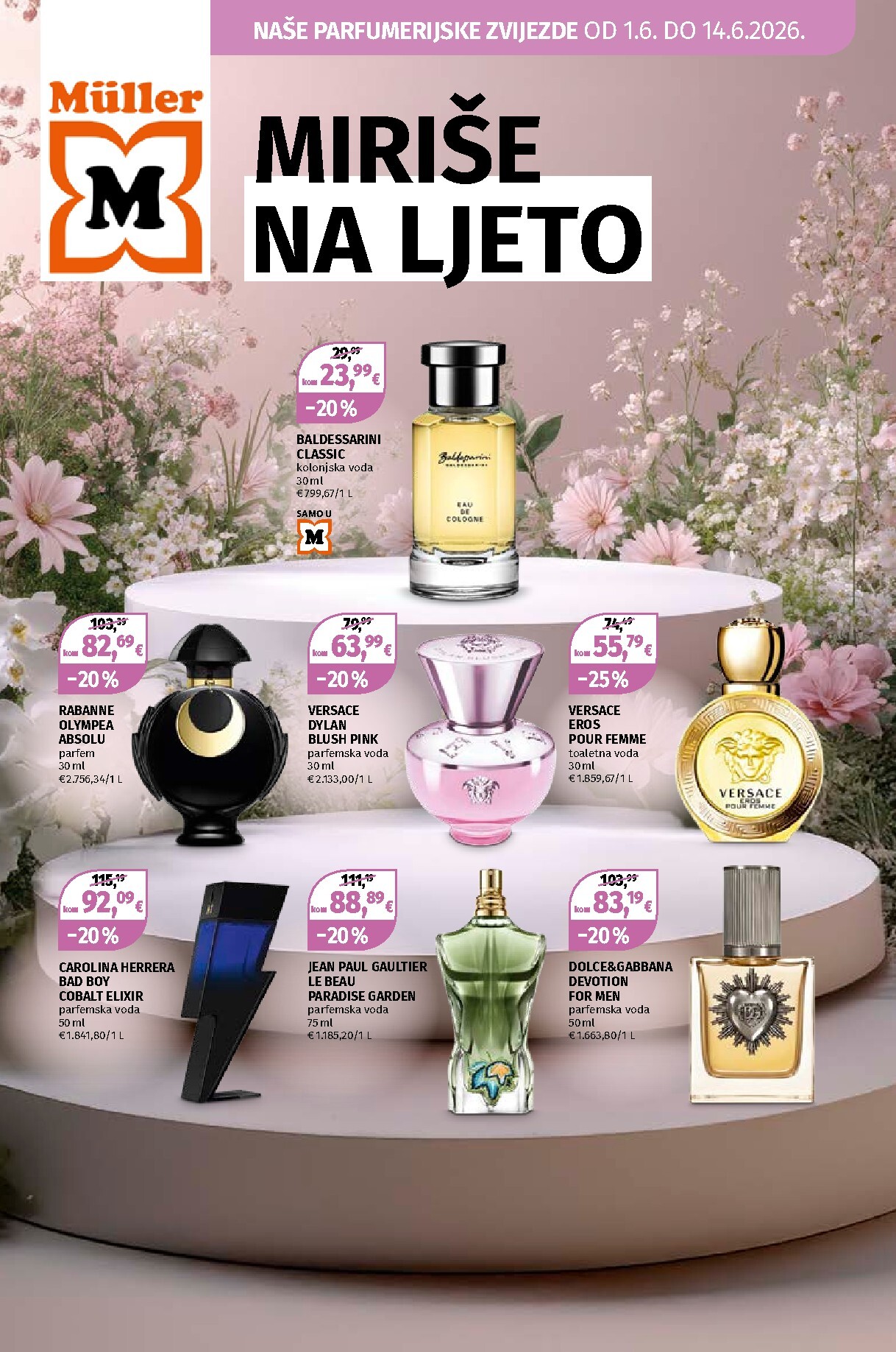 Aktualni katalog Müller od ponedjeljka, 01.06.2026 do nedjelje, 14.06.2026