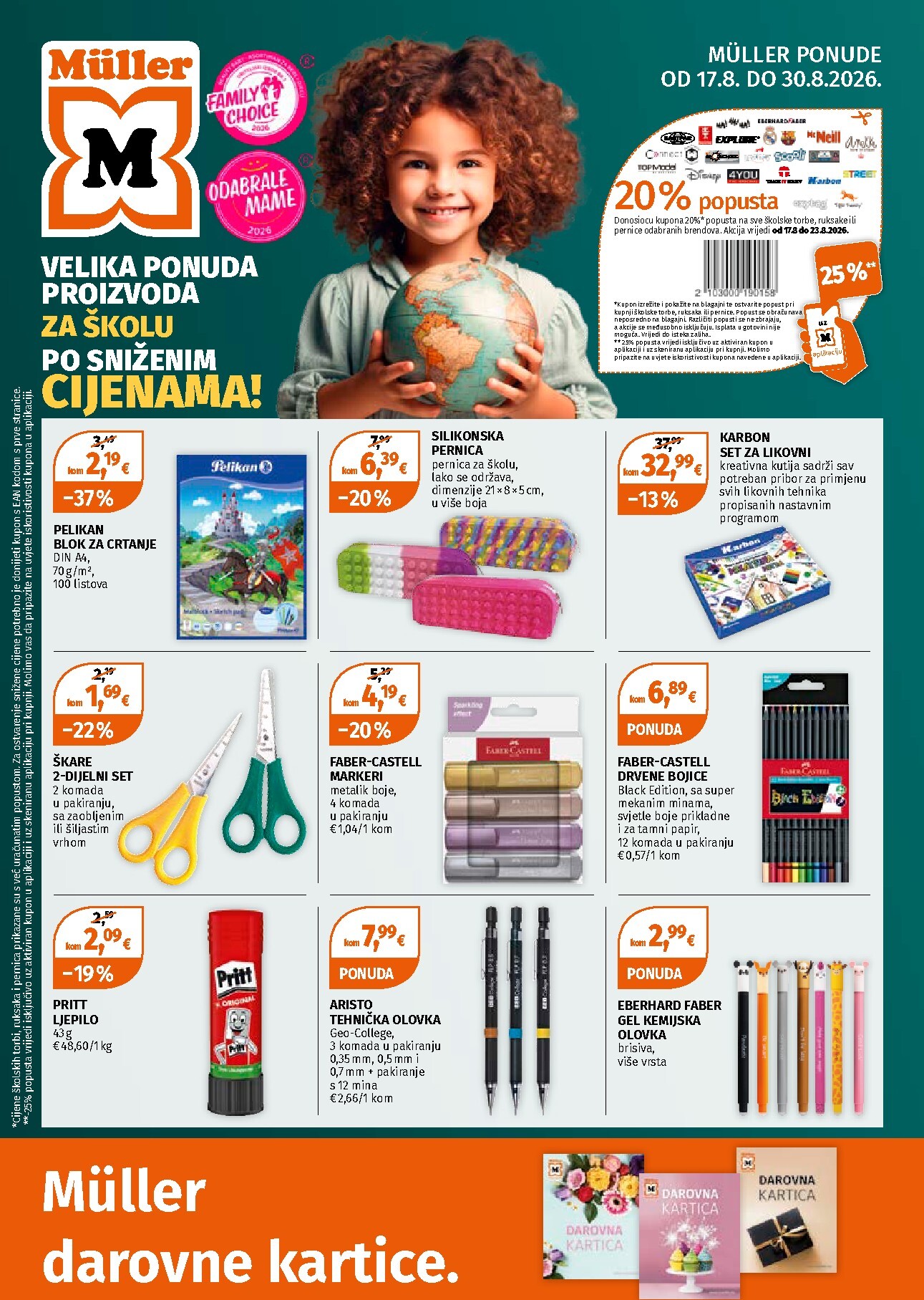 Novi Müller - Spremni za školu katalog od ponedjeljka, 17.08.2026 do nedjelje, 30.08.2026