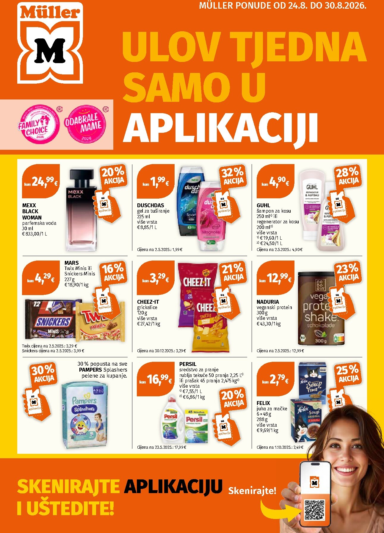 Novi Müller katalog od ponedjeljka, 24.08.2026 do nedjelje, 30.08.2026