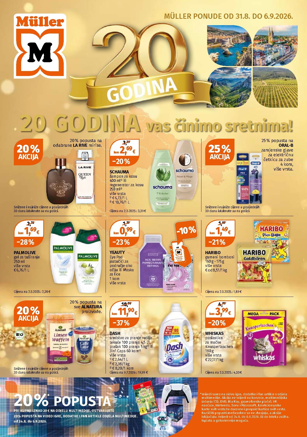 Novi Müller katalog od ponedjeljka, 31.08.2026 do nedjelje, 06.09.2026