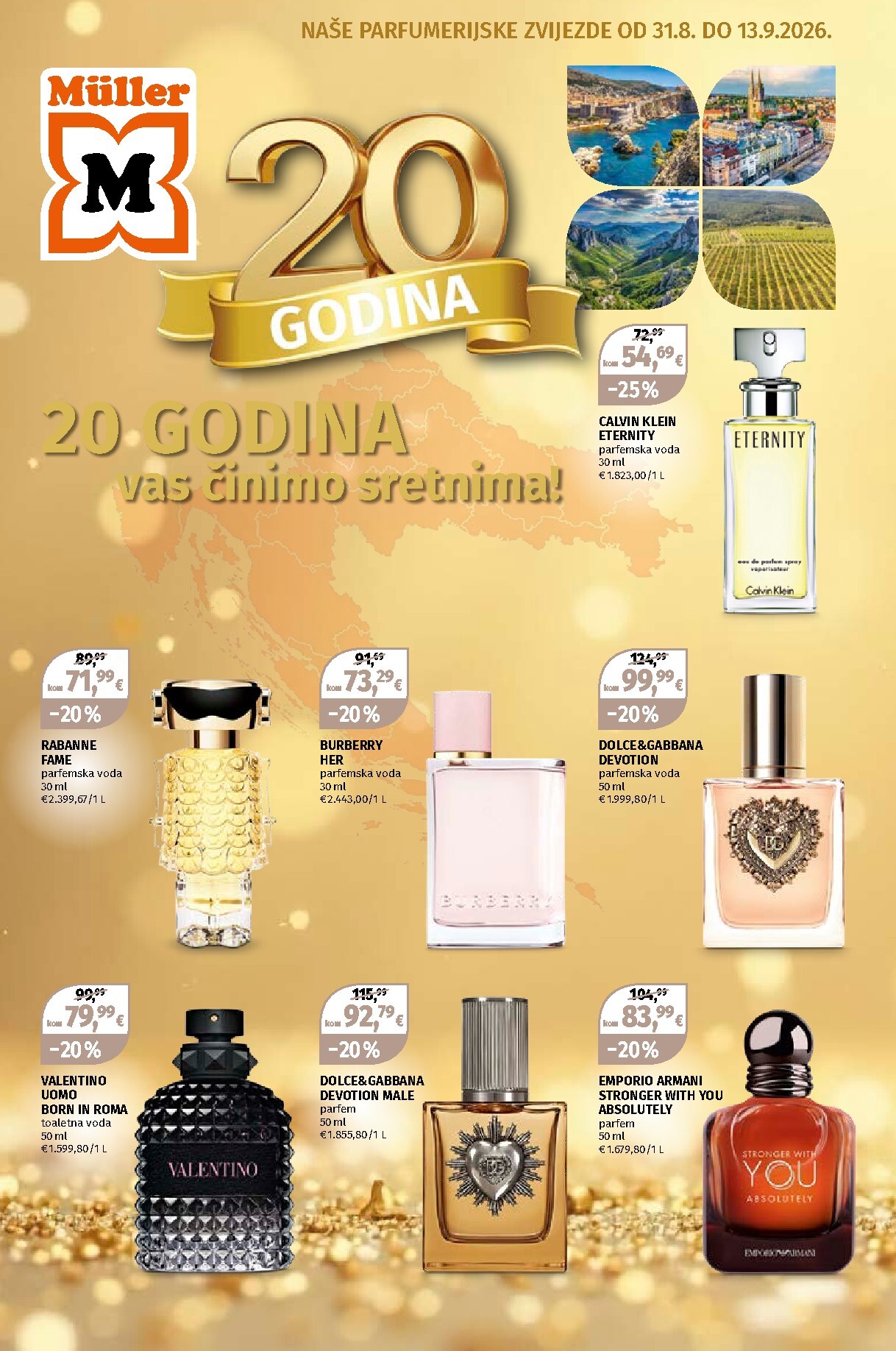 Novi Müller - Parfumerijske zvijezde katalog od ponedjeljka, 31.08.2026 do nedjelje, 13.09.2026