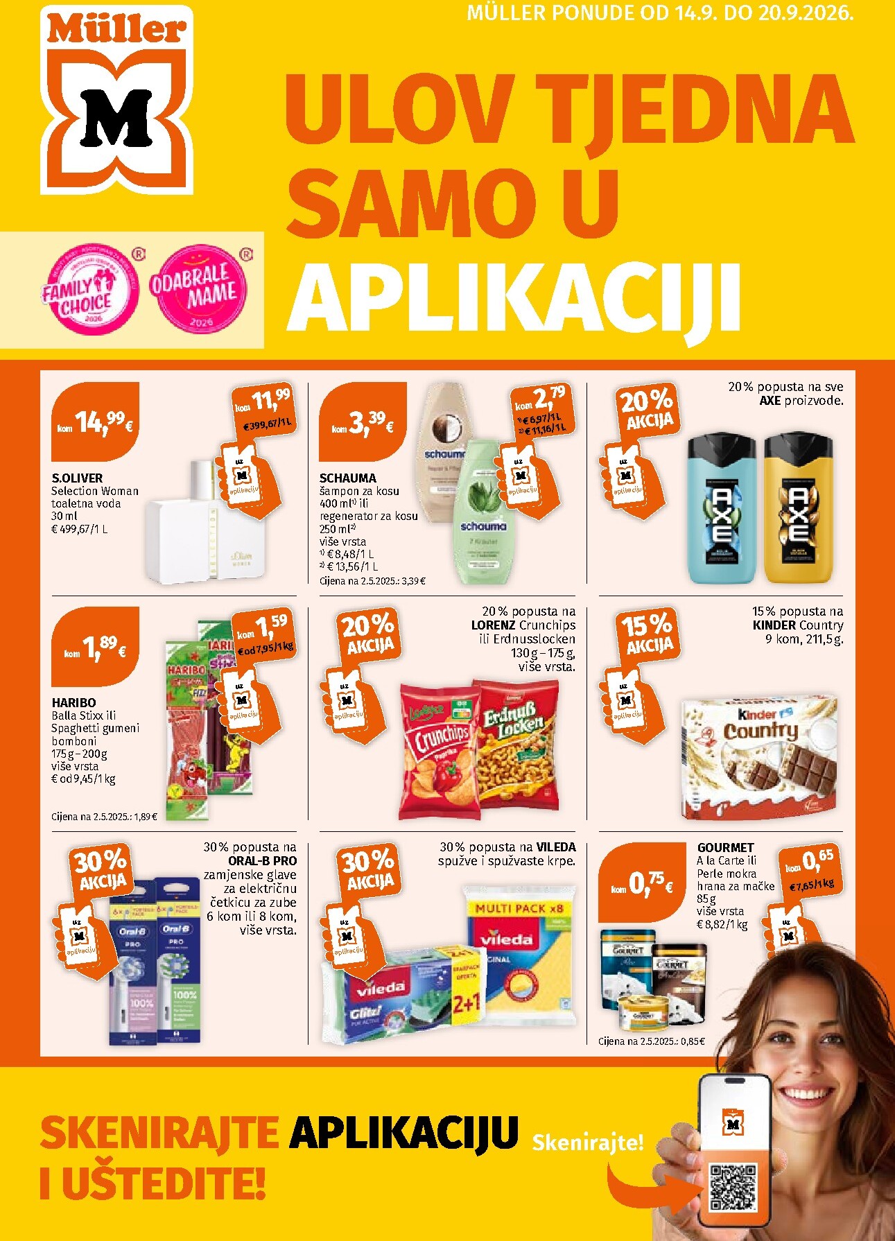 Novi Müller katalog od ponedjeljka, 14.09.2026 do nedjelje, 20.09.2026
