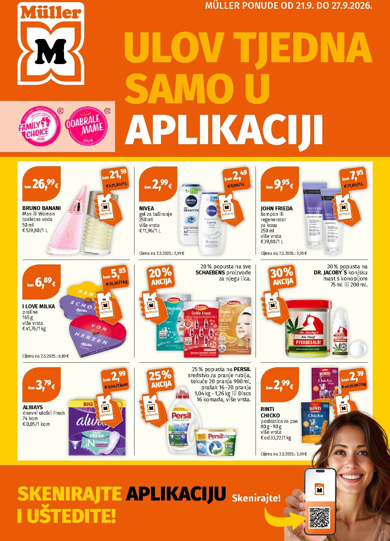 Novi Müller katalog od ponedjeljka, 21.09.2026 do nedjelje, 27.09.2026