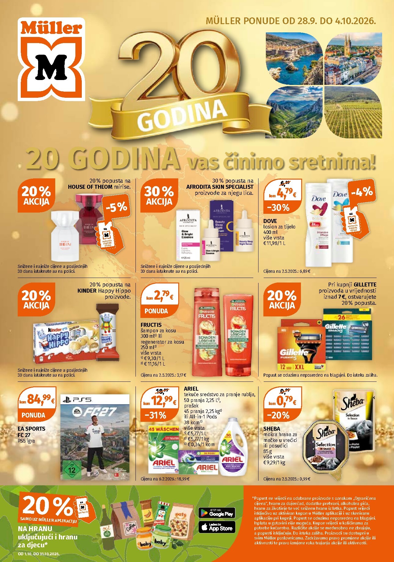 Novi Müller katalog od ponedjeljka, 28.09.2026 do nedjelje, 04.10.2026
