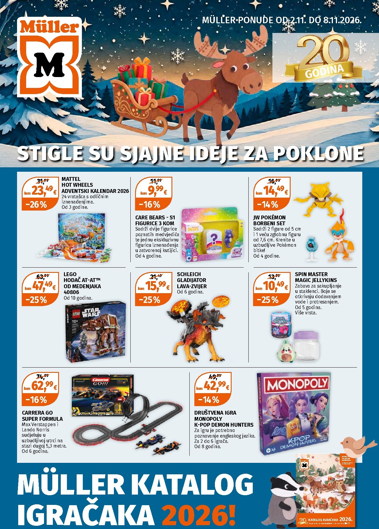 Novi Müller - Ponuda igračaka katalog od ponedjeljka, 02.11.2026 do nedjelje, 08.11.2026