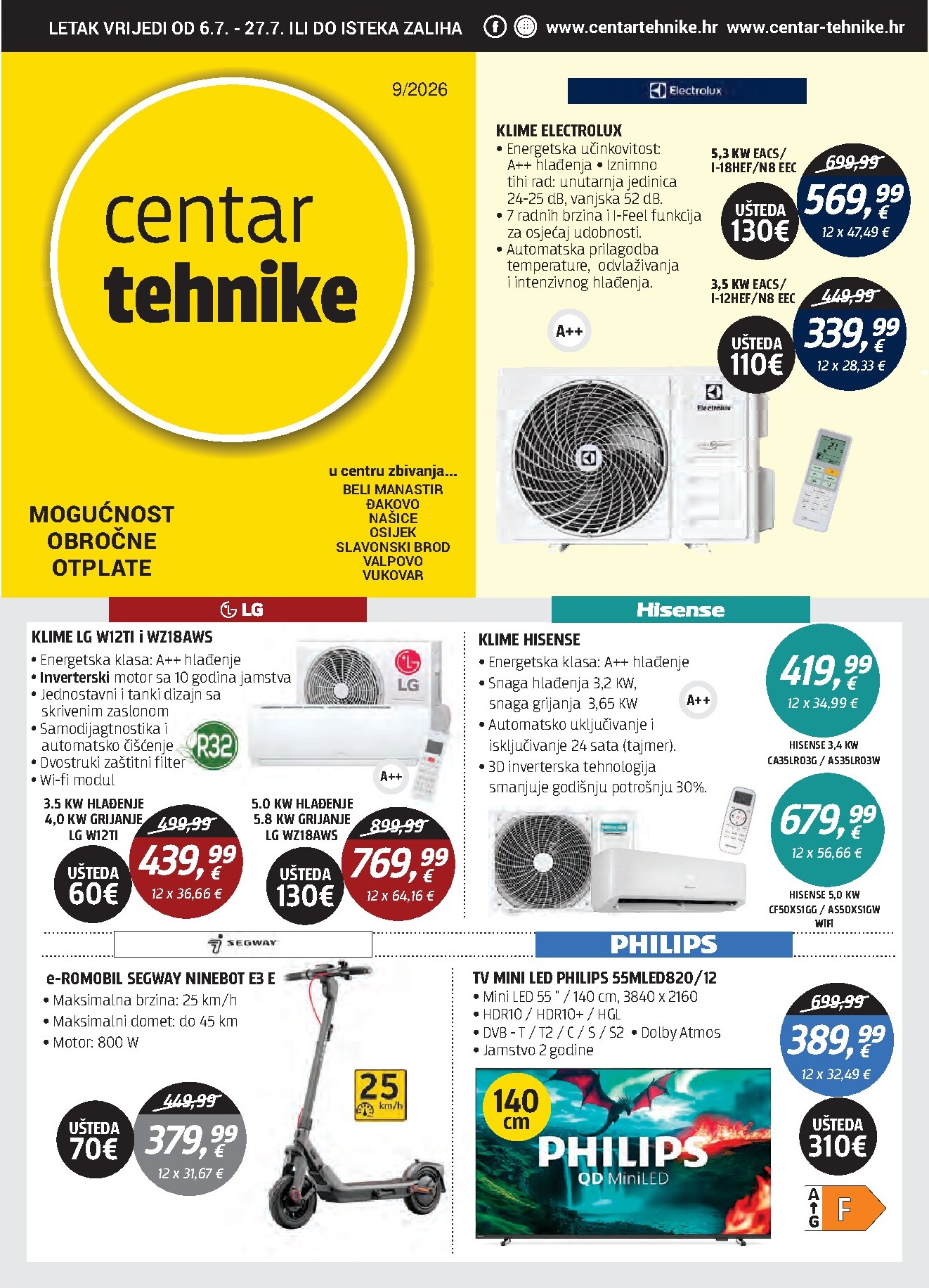 Novi Centar tehnike katalog od ponedjeljka, 06.07.2026 do ponedjeljka, 27.07.2026