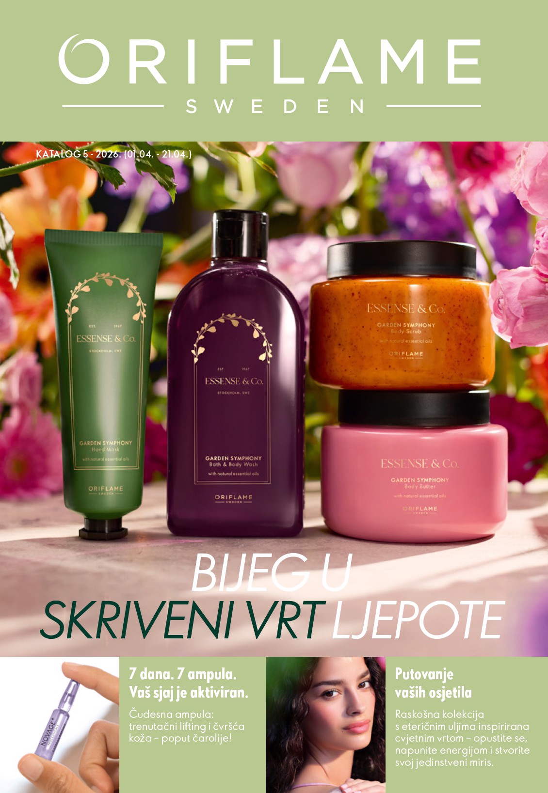 Prelistajte katalog Oriflame, vrijedi od 01.04.2026 do 21.04.2026