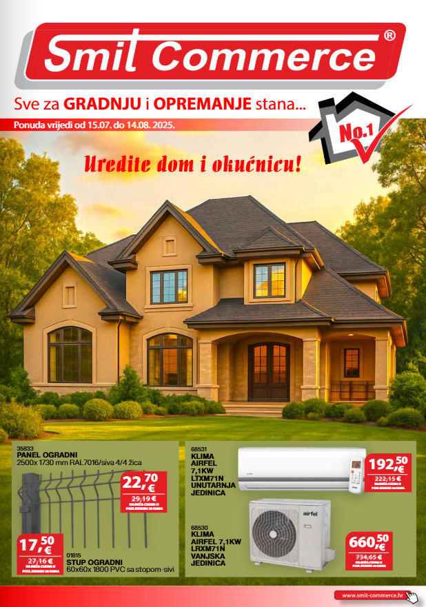 Prelistajte katalog Smit Commerce, vrijedi od 15.07. do 14.08.