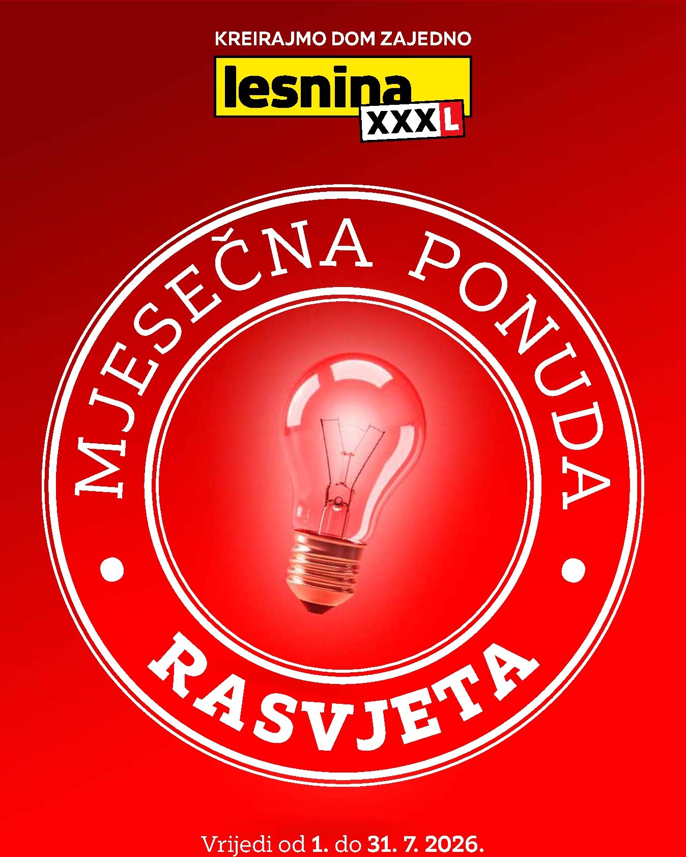 Aktualni katalog Lesnina - Mjesečna ponuda od srijede, 01.07.2026 do petka, 31.07.2026