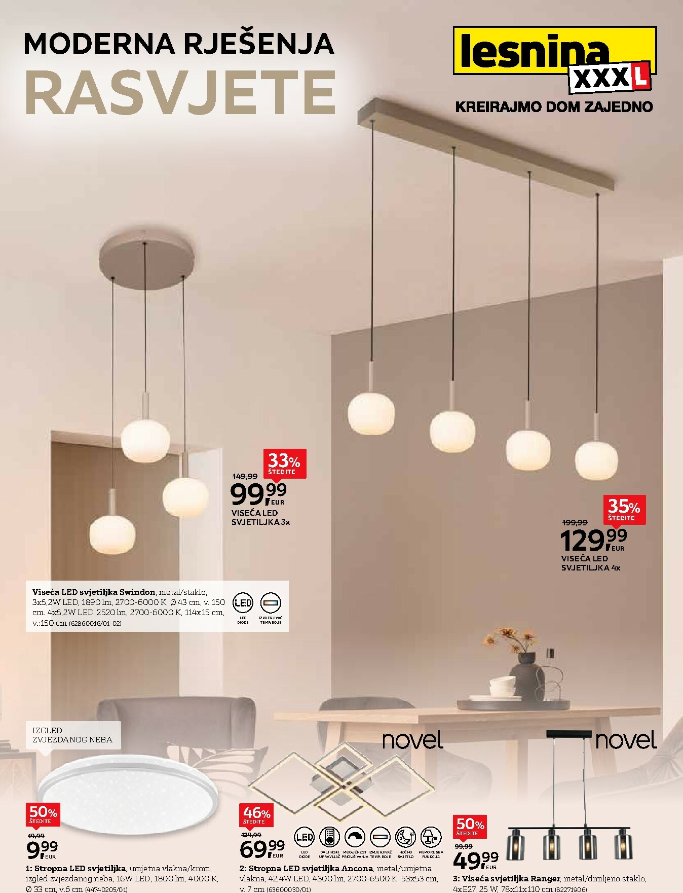 Prelistajte katalog Lesnina - Moderna rješenja rasvjete, vrijedi od 02.02.2026 do 28.02.2026