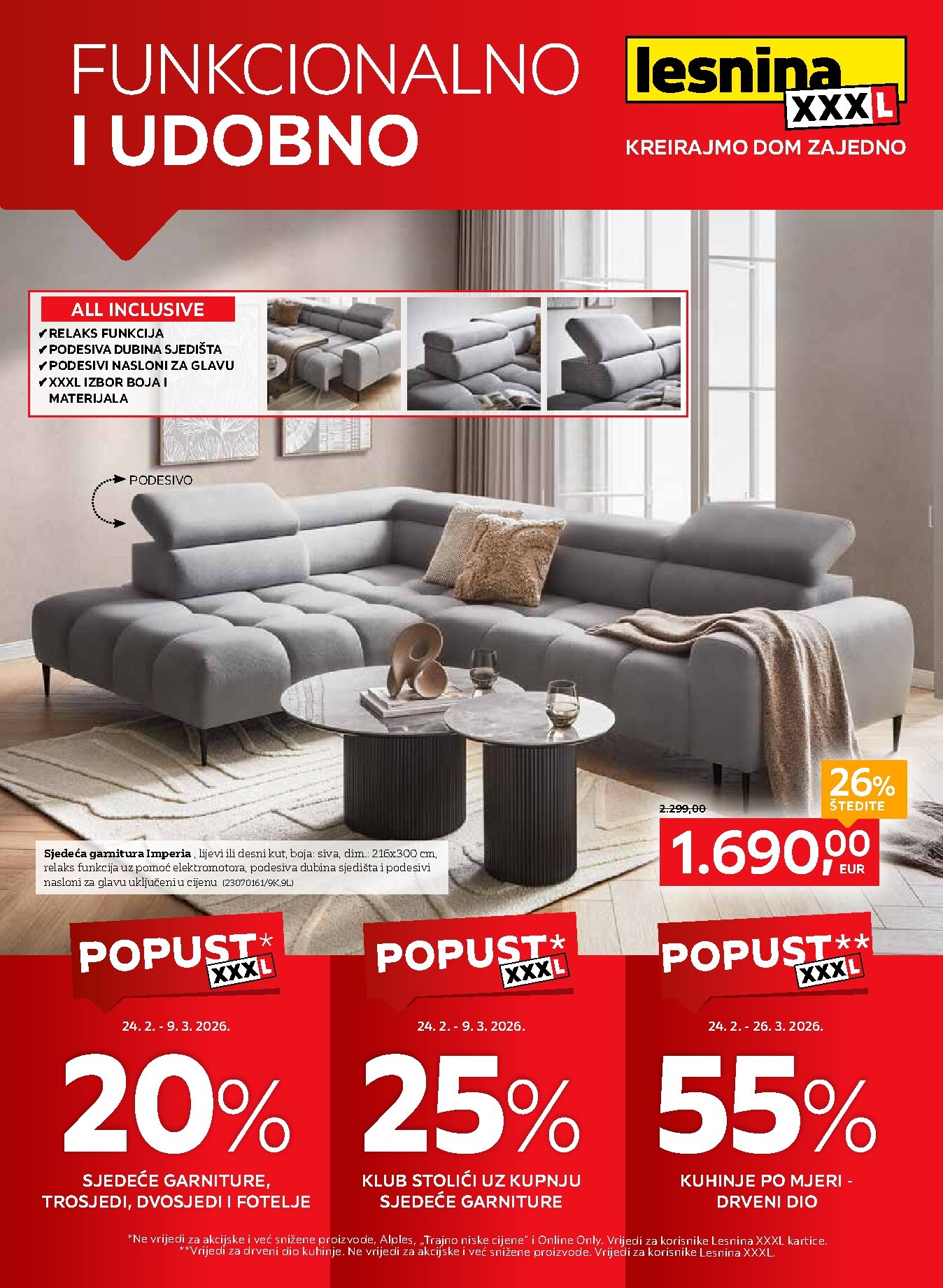 Prelistajte katalog Lesnina, vrijedi od 24.02.2026 do 26.03.2026