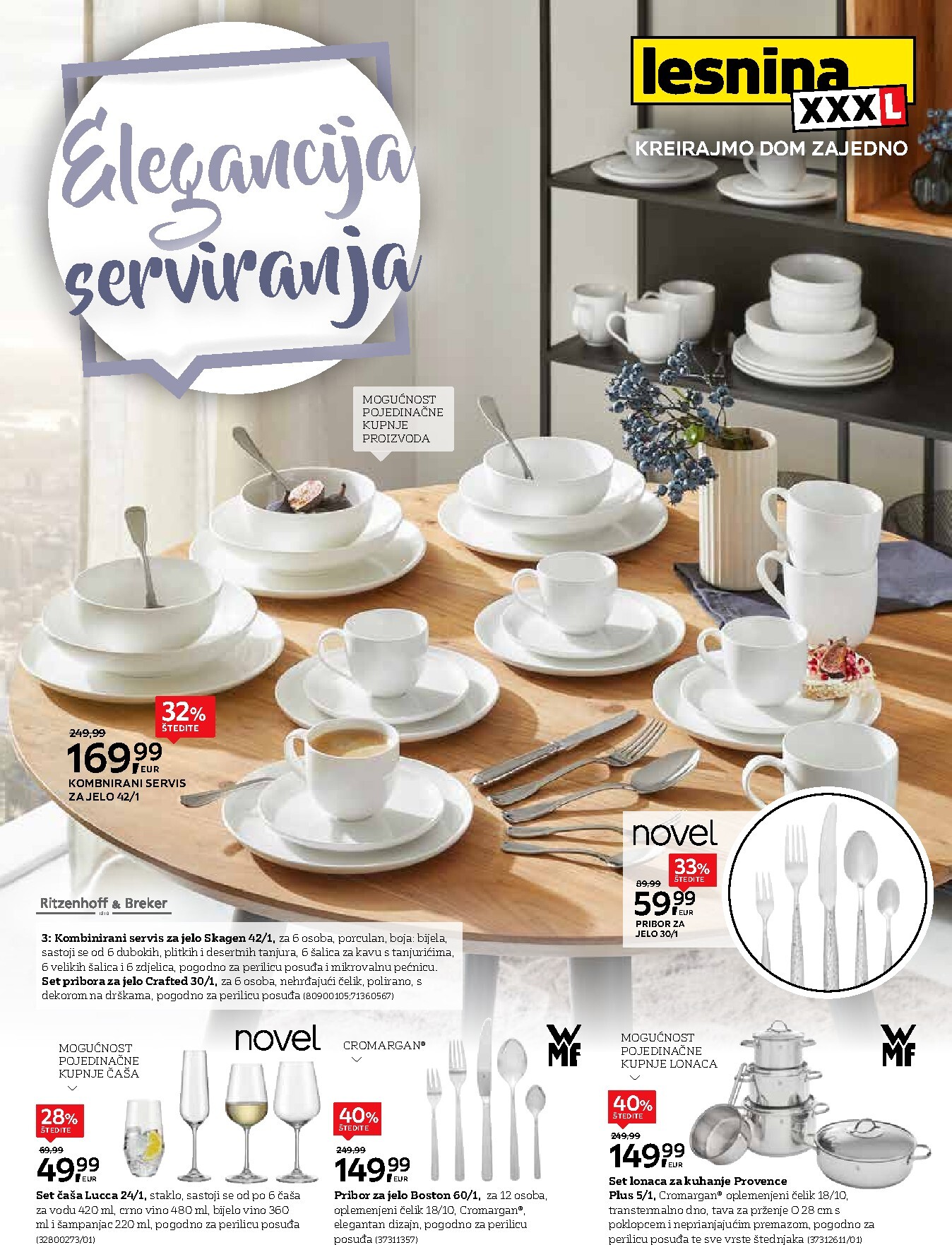 Prelistajte katalog Lesnina - Elegancija serviranja, vrijedi od 24.02.2026 do 26.03.2026