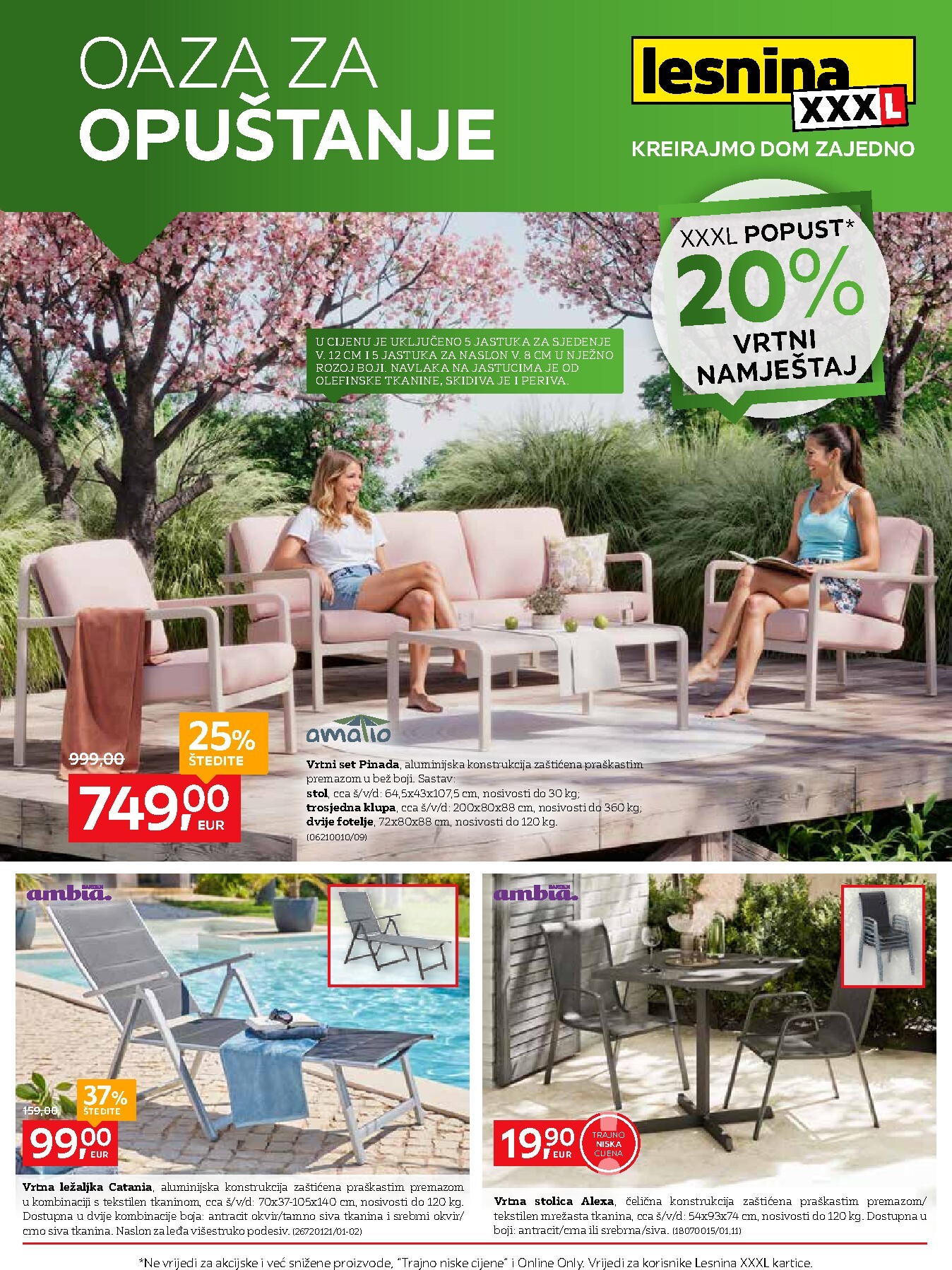 Prelistajte katalog Lesnina - Oaza za opuštanje, vrijedi od 31.03.2026 do 23.04.2026