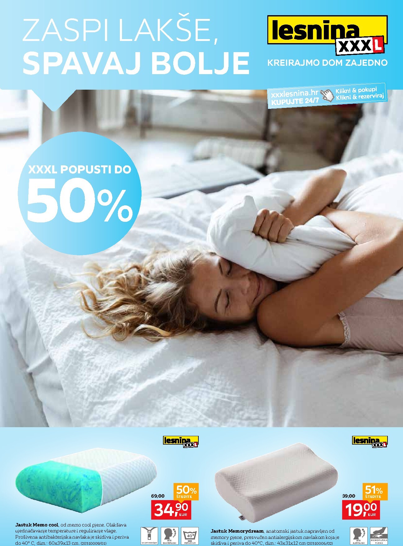 Aktualni Lesnina - Zaspi lakše, spavaj bolje katalog vrijedi od ponedjeljka 20.04.2026 do subote 23.05.2026