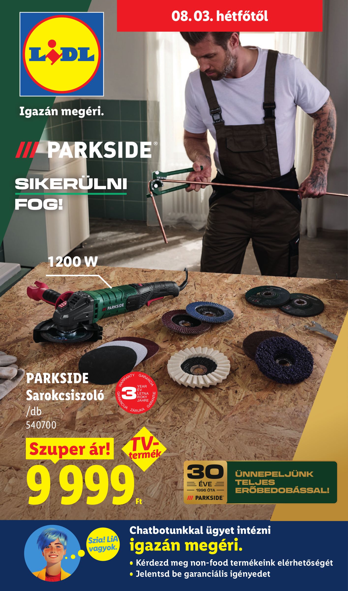 Aktuális Lidl - Nonfood szórólap érvényes csütörtöktől 2026.07.30.-től szerdától 2026.08.05.-ig