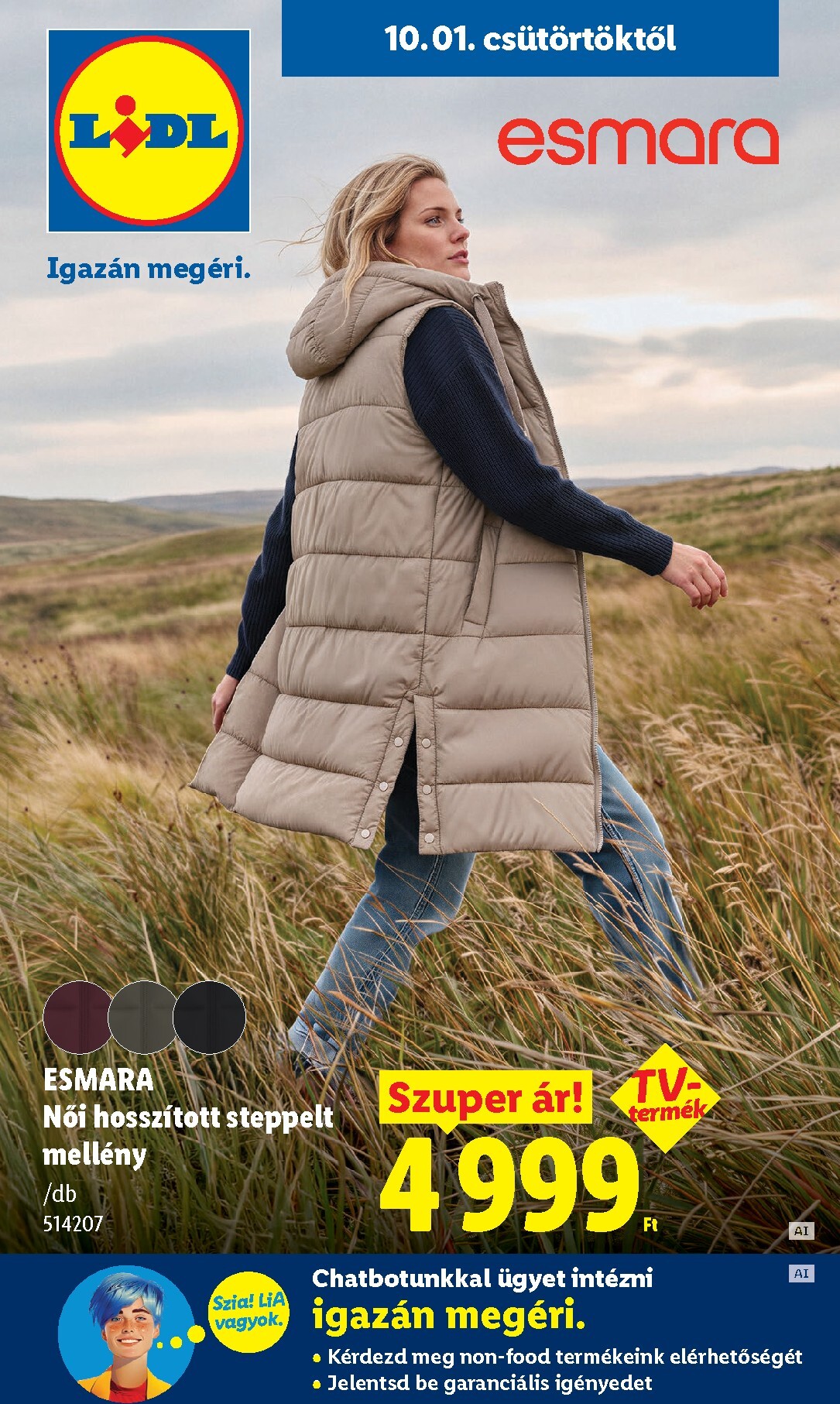 Lidl - Nonfood kínálatunk hirdetmény a következő hétre csütörtöktől 2026.10.01.-tól szerdától 2026.10.07.-ig
