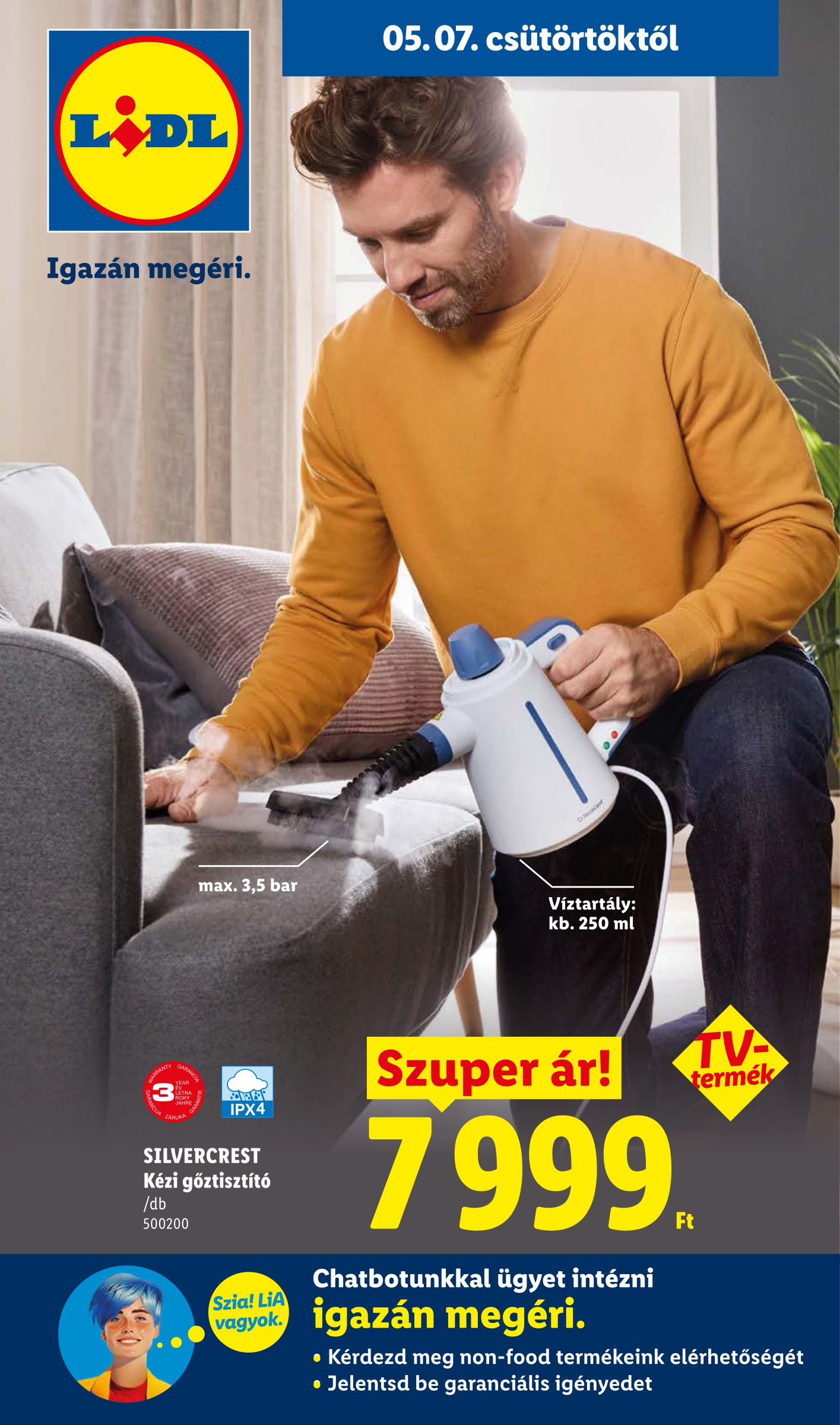 Lidl - Nonfood hirdetmény a következő hétre csütörtöktől 2026.05.07.-tól szerdától 2026.05.13.-ig