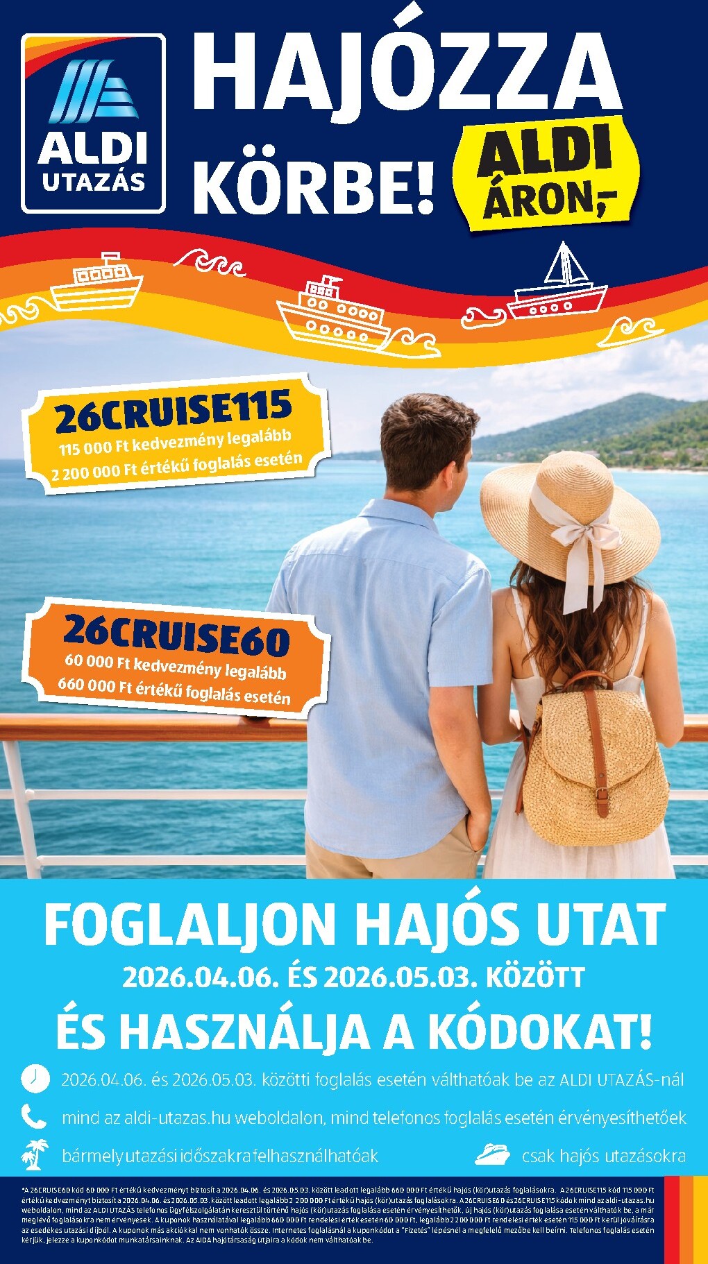 Aldi - Utazás katalógus akciós újság, érvényes 2026.04.09. - 2026.04.29.