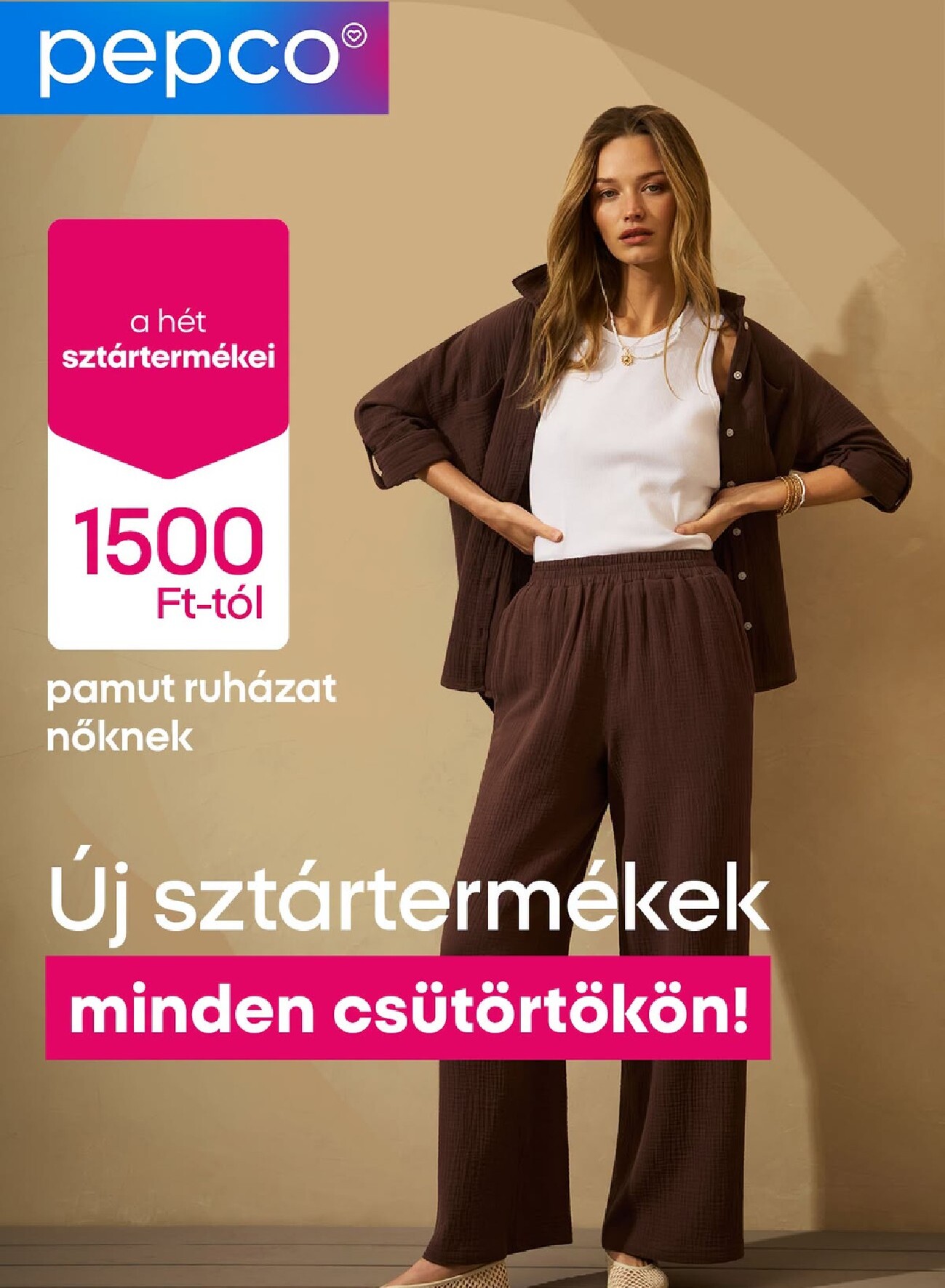 Aktuális Pepco szórólap érvényes csütörtöktől 2026.06.25.-től szerdától 2026.07.01.-ig