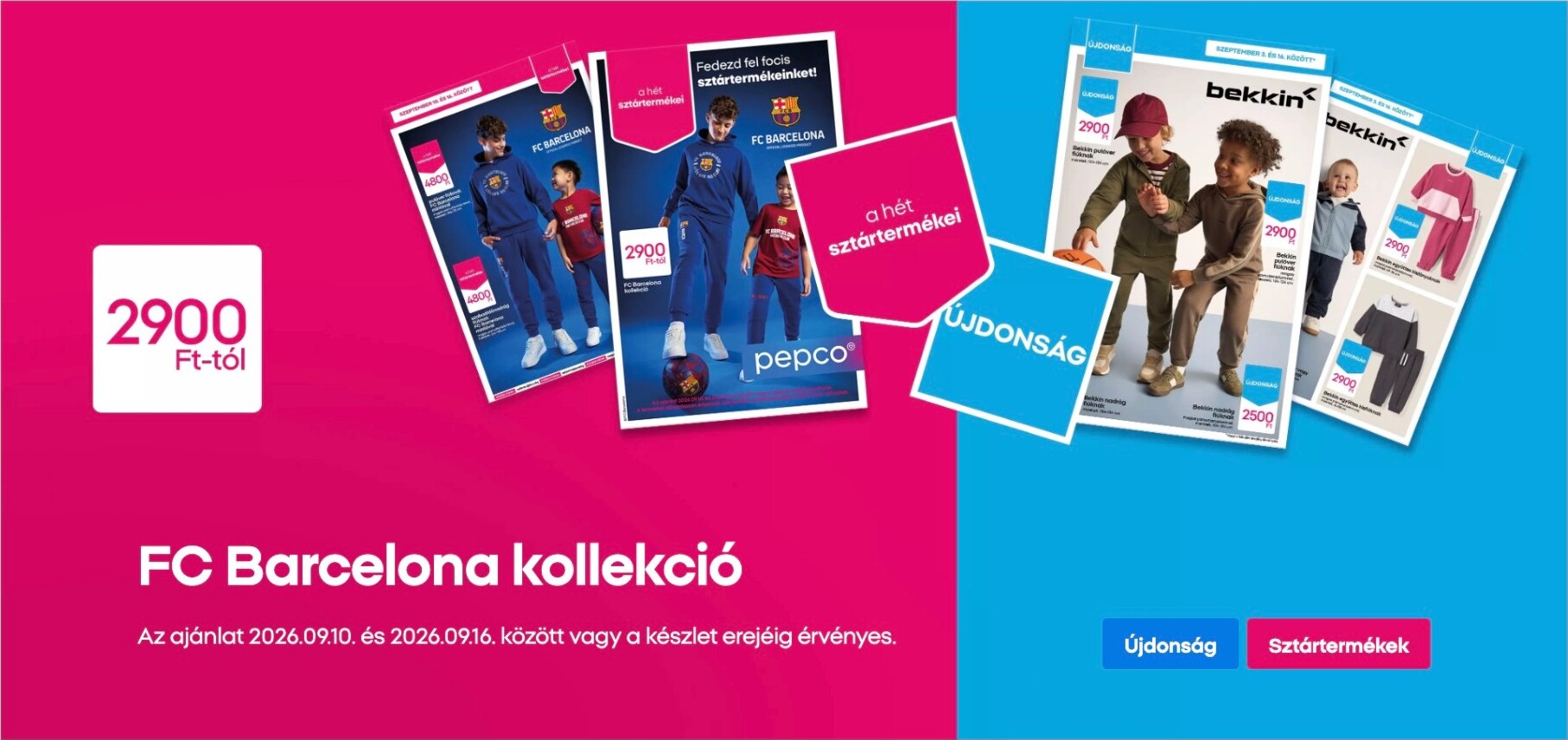 Aktuális Pepco szórólap érvényes csütörtöktől 2026.09.10.-től szerdától 2026.09.16.-ig