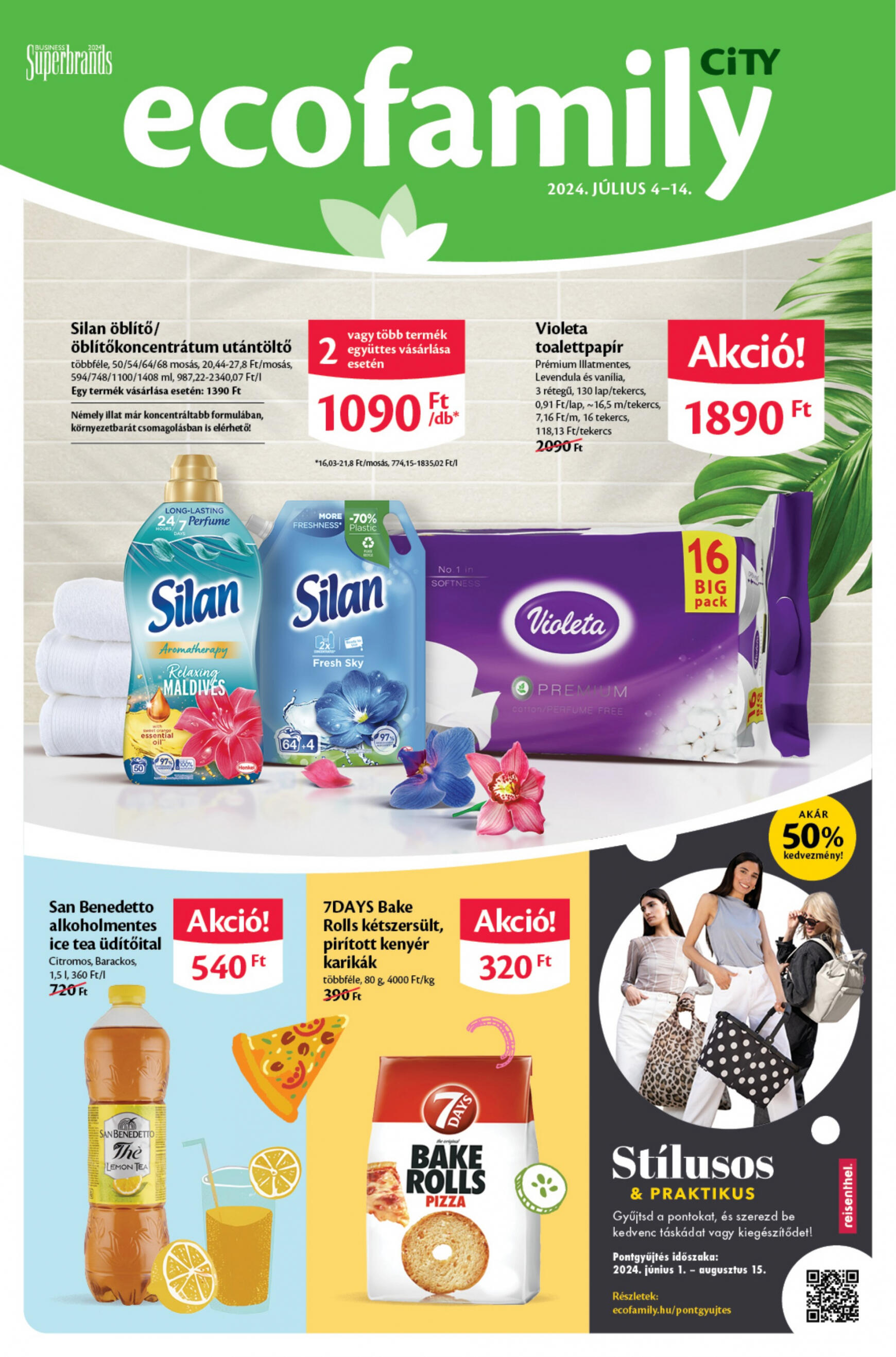 Aktuális újság EcoFamily City 07.04. - 07.14.