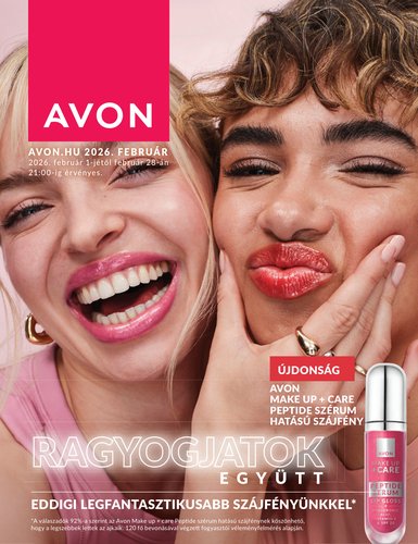 Avon akciós újság, érvényes 2026.02.01. - 2026.02.28.