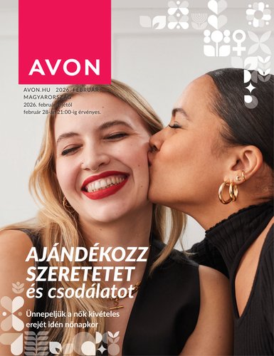 Avon - Nőnapi katalógus akciós újság, érvényes 2026.02.01. - 2026.02.28.