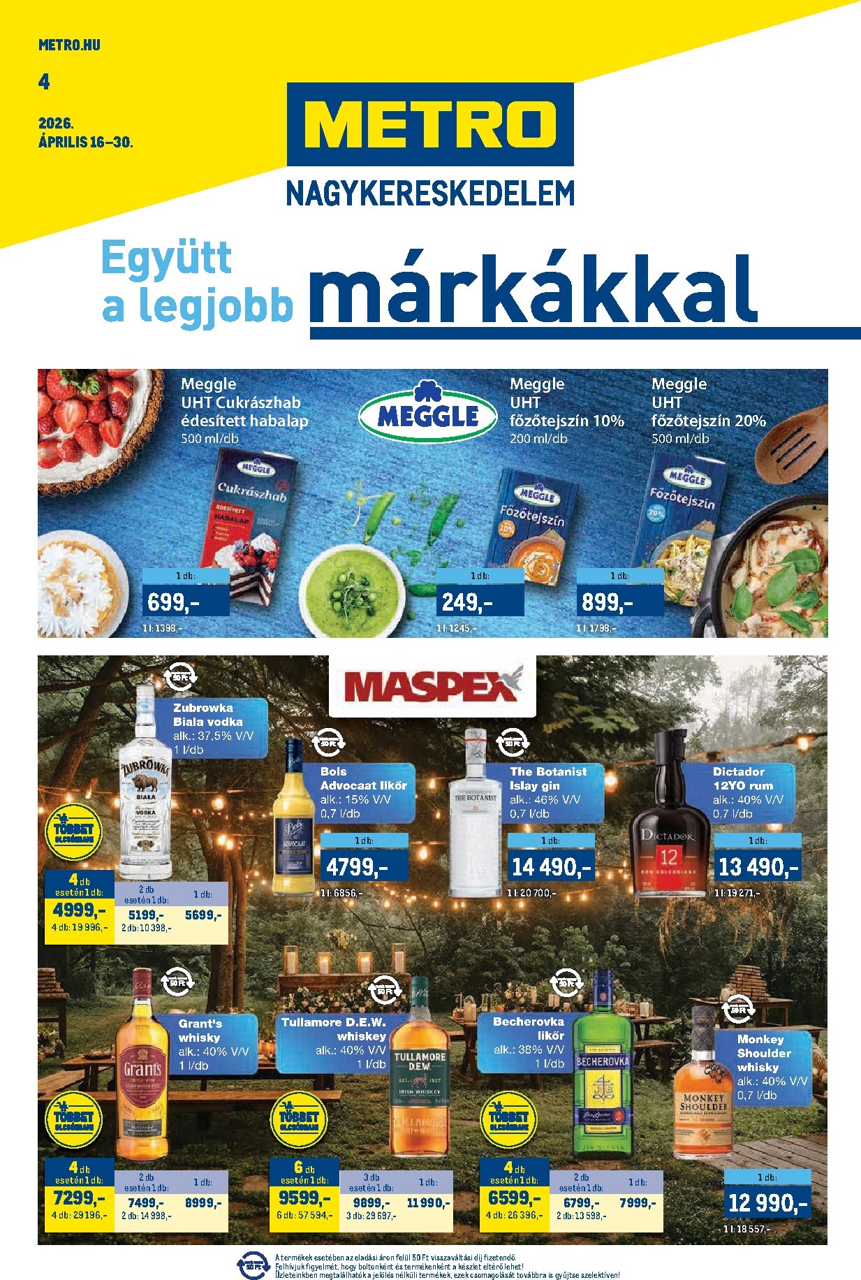 Aktuális Metro - Márkák katalógus szórólap érvényes csütörtöktől 2026.04.16.-től csütörtöktől 2026.04.30.-ig
