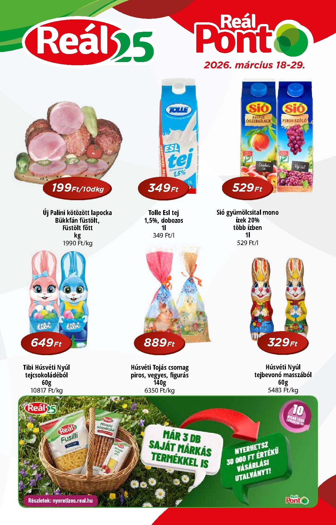 Reál akciós újság, érvényes 2026.03.18. - 2026.03.29.