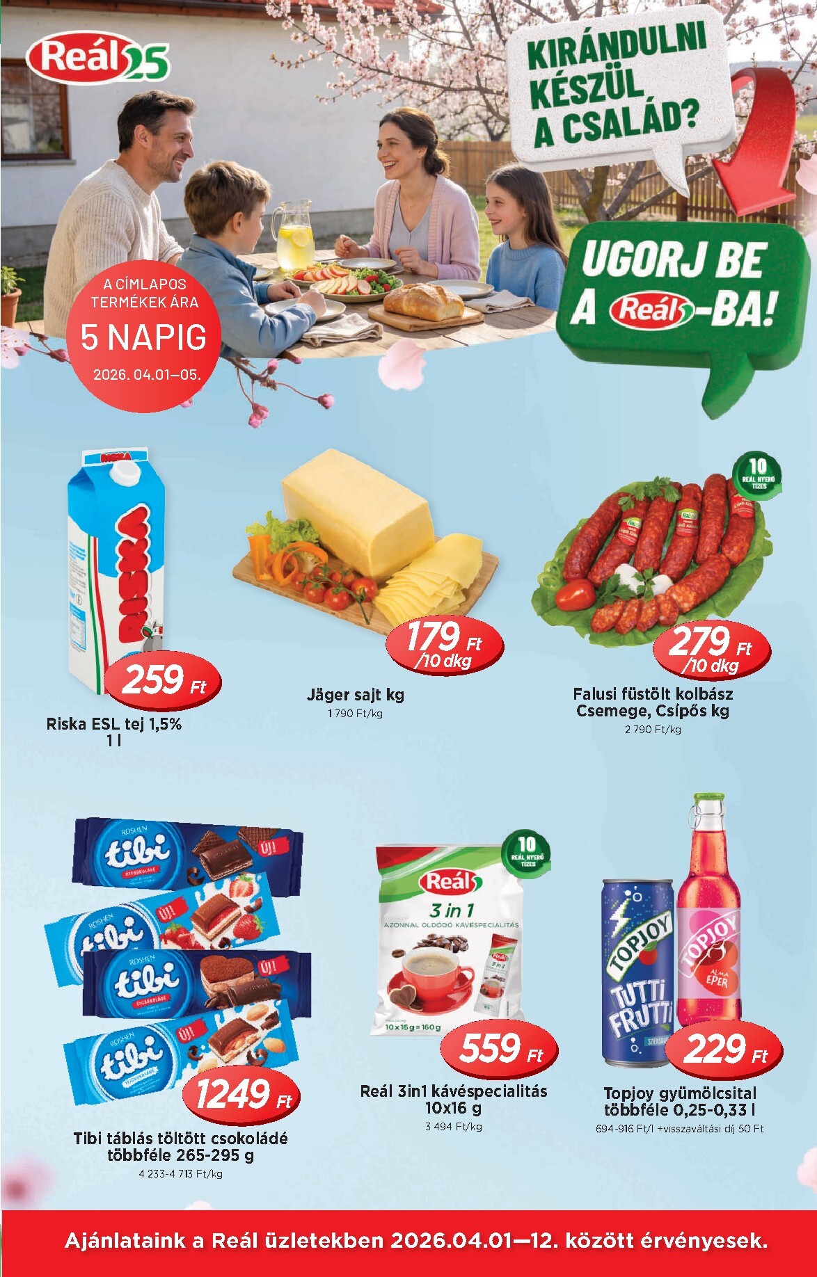 Reál - Országos Ajánlatok akciós újság, érvényes 2026.04.01. - 2026.04.12.