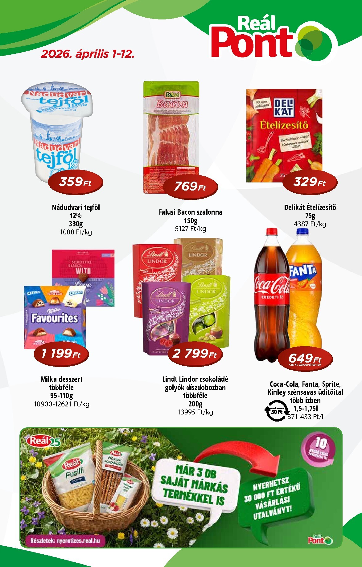 Reál - Pont Újság akciós újság, érvényes 2026.04.01. - 2026.04.12.