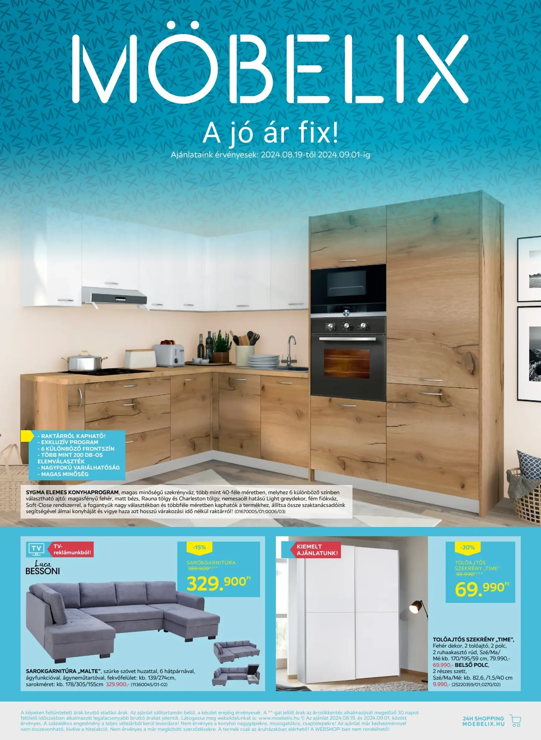 Aktuális újság Möbelix 08.19. - 09.01.