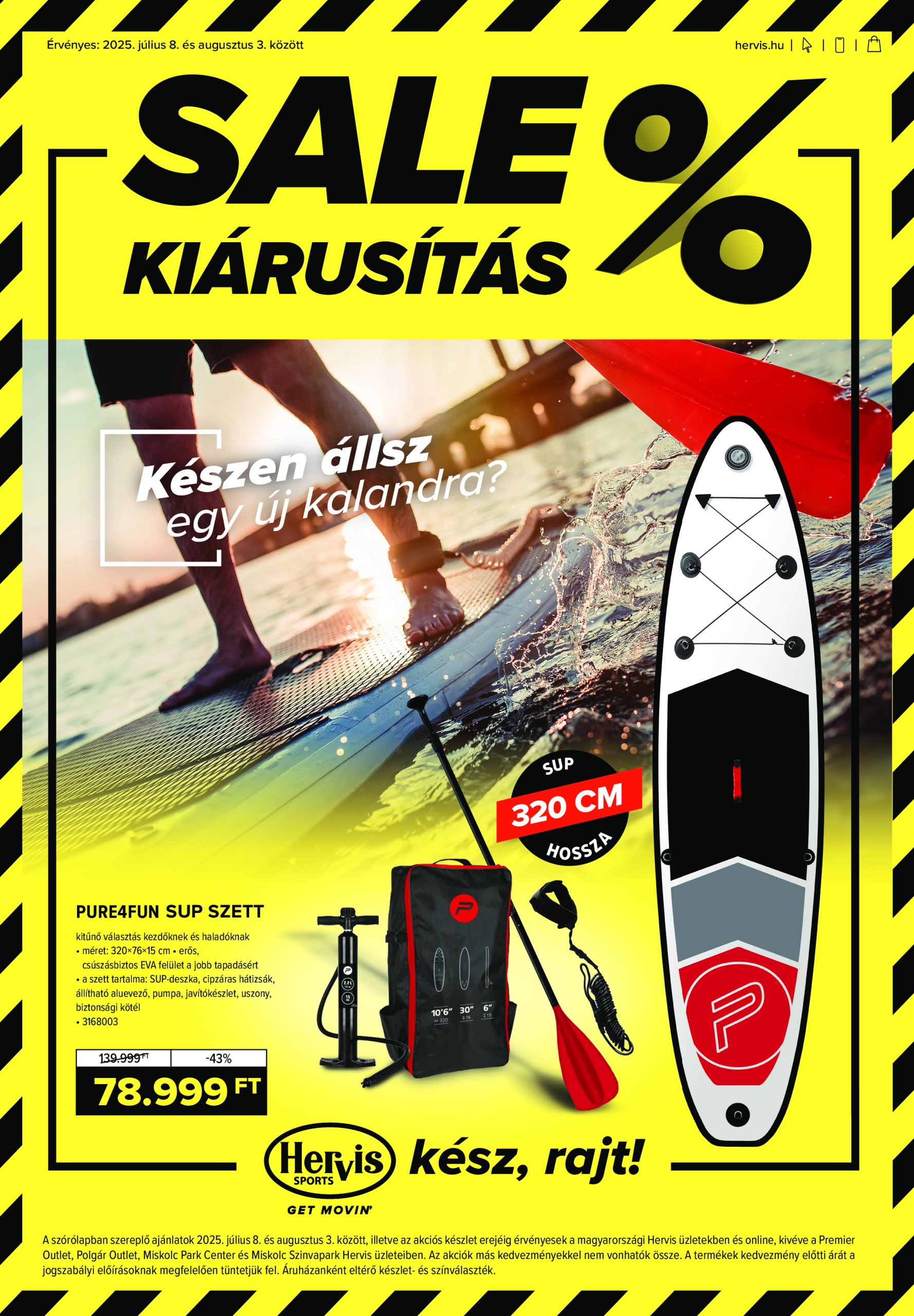 Hervis akciós újság, érvényes 07.08. - 08.03.