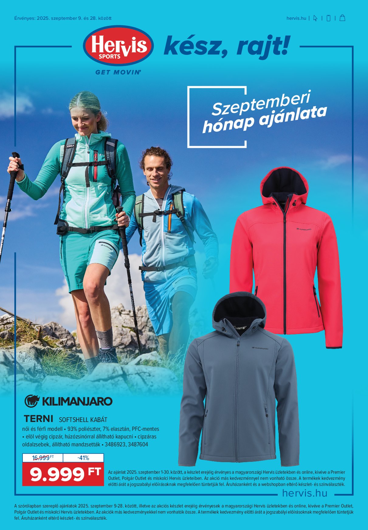 Hervis akciós újság, érvényes 09.09. - 09.28.